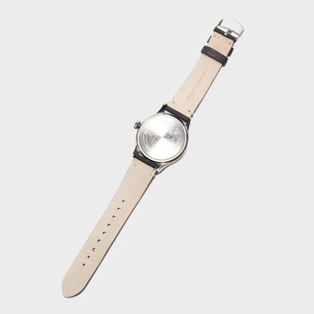 Timex TW4B01900 Orologio da Polso al Quarzo, Analogico, Unisex, Pelle, Nero - immagine 5