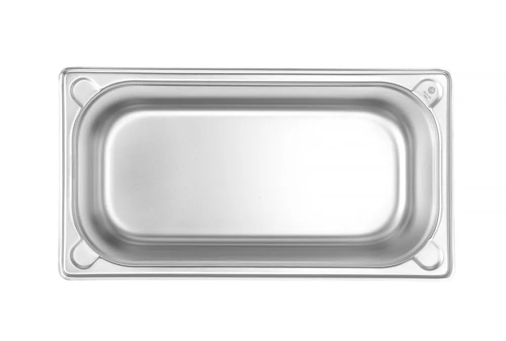 HENDI Contenitore Gastronorm GN 1/3, Kitchen Line, resistenza termica -40 °C a 250 °C, adatto a forno e bagnomaria, 5,7L, 325x176x(H) 150mm, acciaio inox - immagine 3