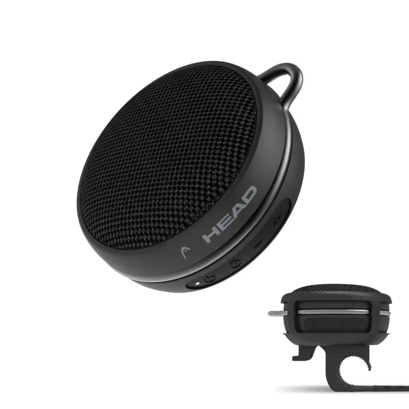 Altoparlante portatile wireless Head con supporto per bici Auto 9 H, chiamate, TWS, IPX7 Nero - immagine 1