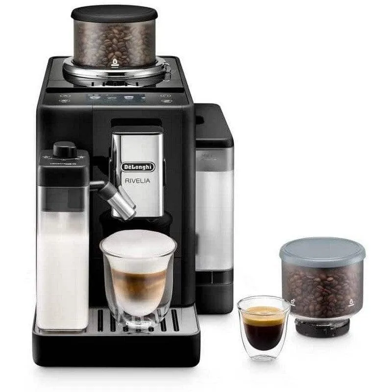 Cafetera Superautomatica DeLonghi Rivelia EXAM440.55.B 1,4L 19 bar con display touch e LatteCrema - immagine 1