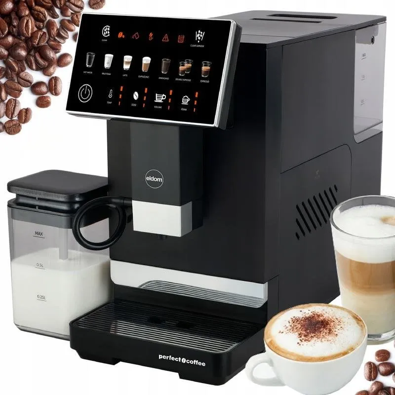 Macchina da caffè automatica Eldom ECA10 1,5 L 20 bar con montalatte - immagine 1