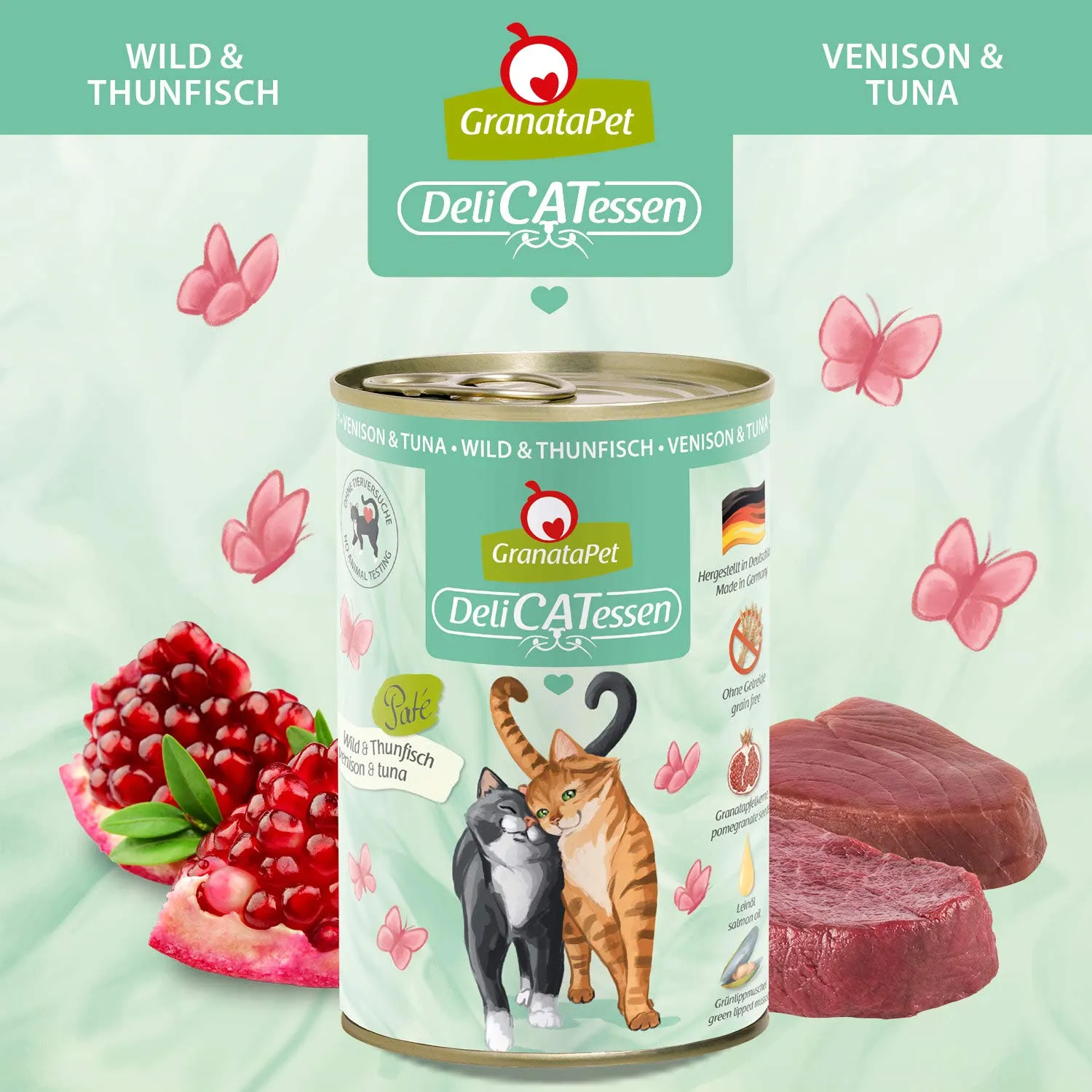 GranataPet - Alimento umido per gatti, 6 x 400 g (Confezione da 2) - immagine 2