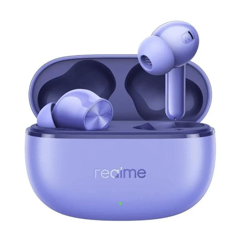 Auricolari Realme Buds T200 Lite wireless Bluetooth 5.4, viola Aurora - immagine 1