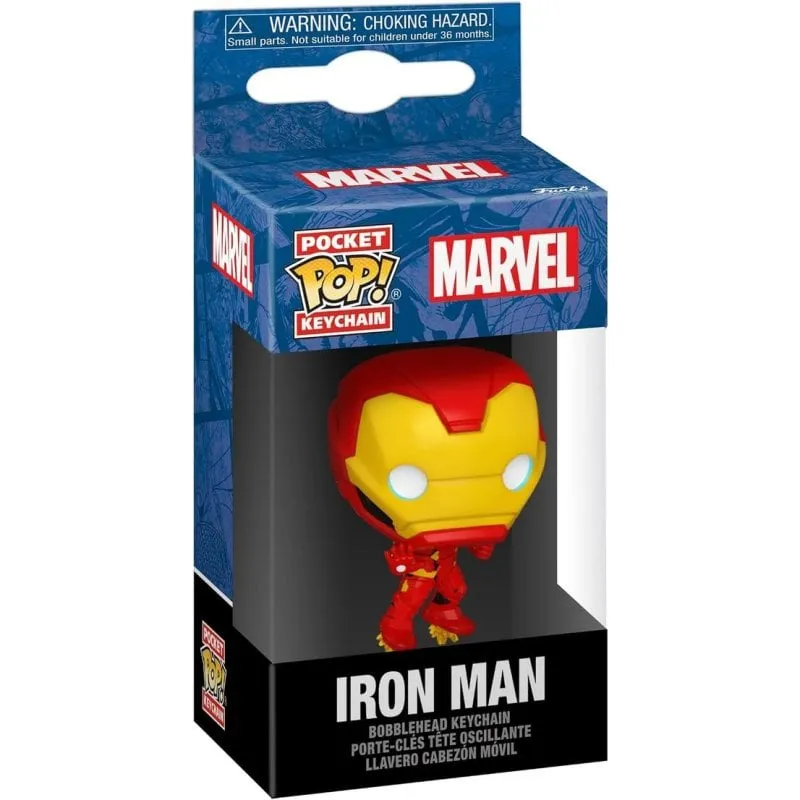 Portachiavi Funko POP Spider-Man Marvel Multicolore - immagine 1