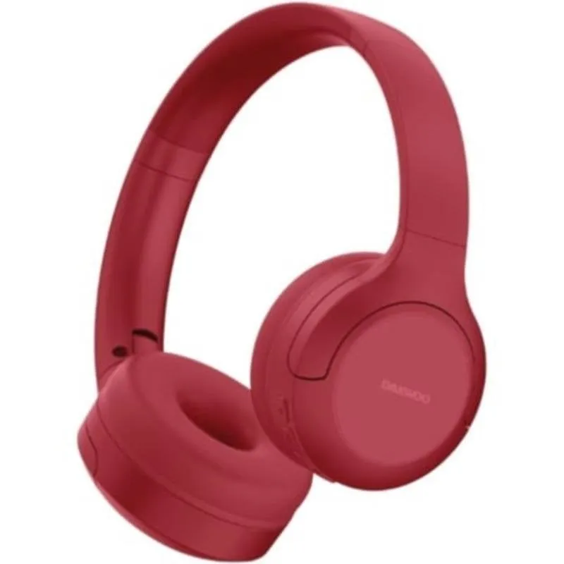Cuffie Daewoo DW2026 wireless Bluetooth 5.3 con microfono, rosse - immagine 1
