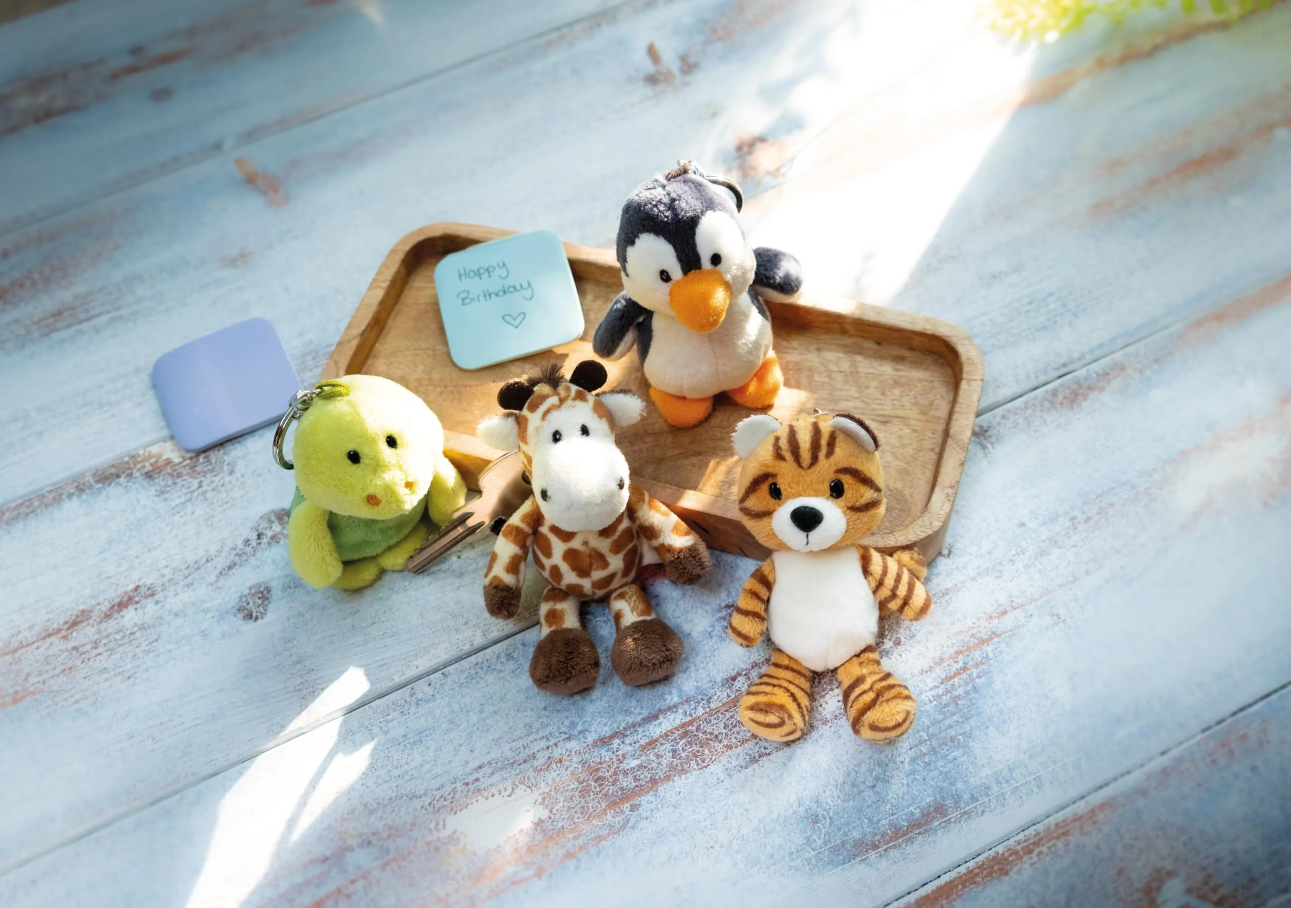 NICI 61852 Portachiavi a forma di giraffa, compagno fedele per lo zaino o la borsa di grandi e piccini, 10 cm, marrone - immagine 5
