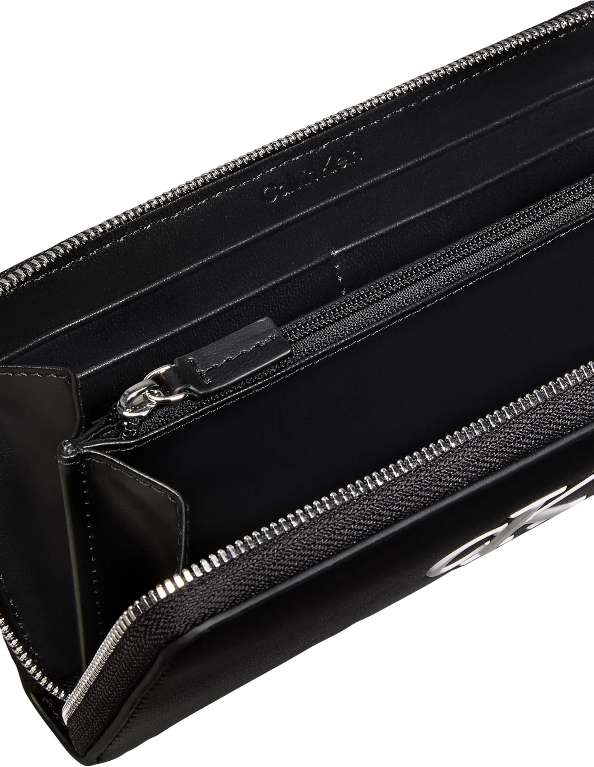 Calvin Klein Portafoglio da Donna Bold Long Zip Around con Logo, Taglia unica - immagine 3