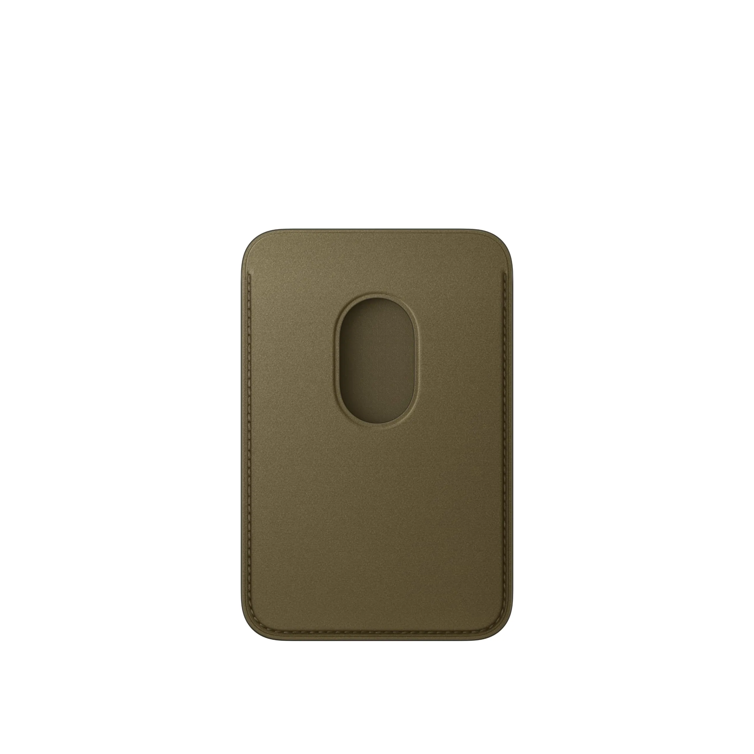 Apple Portafoglio MagSafe in tessuto FineWoven per iPhone - Verde olivo ​​​​​​​ - immagine 2