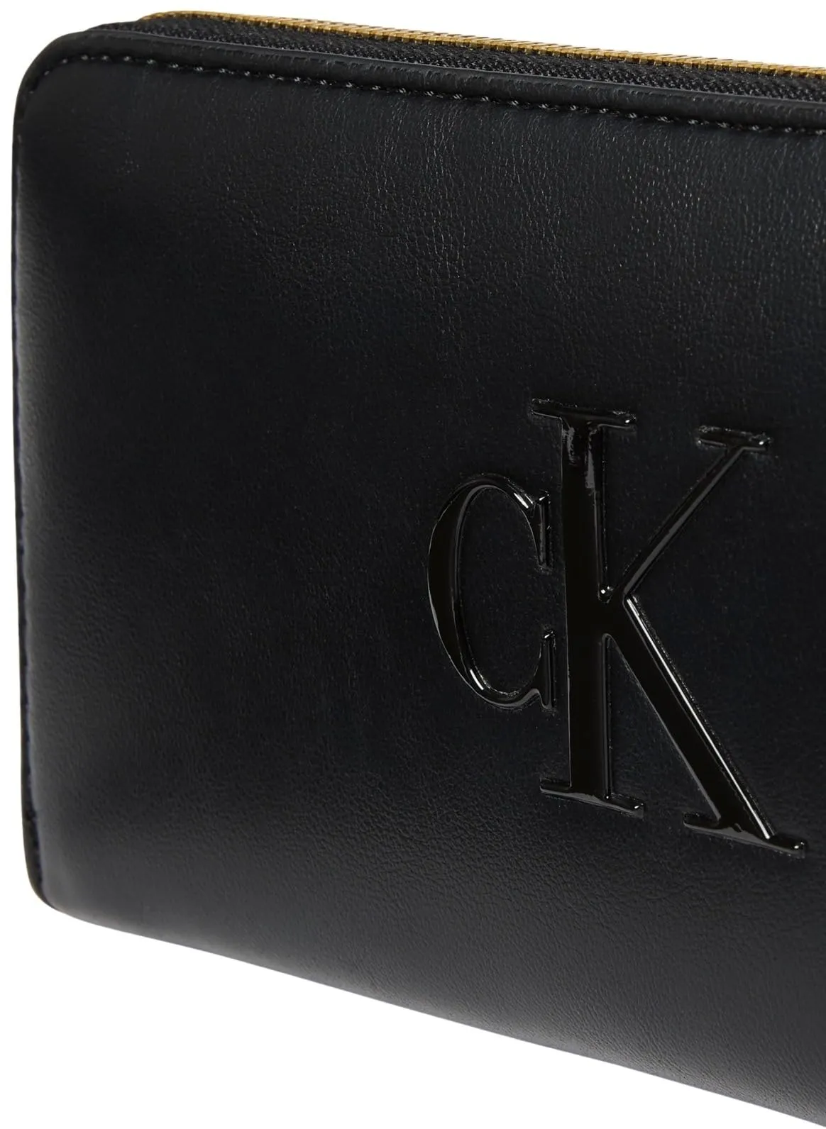 Calvin Klein Donna Portafoglio Bold Long Zip Around con Logo, Nero (Black), Taglia Unica - immagine 6