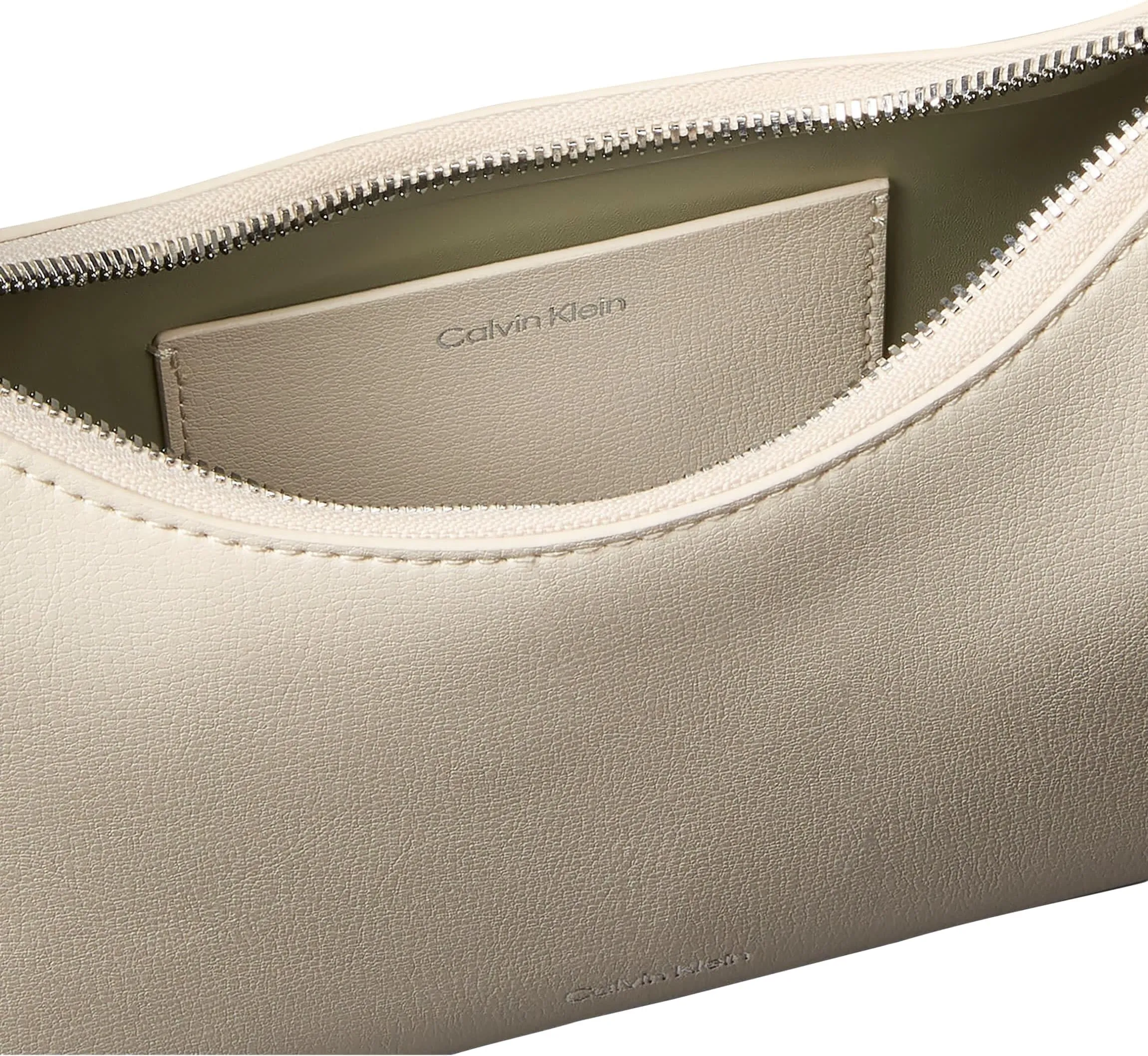 Calvin Klein Women Handbags FOIL LOGO SMALL SHOULDER BAGLV04F3890G WHITE (Light Hay), One Size - immagine 4
