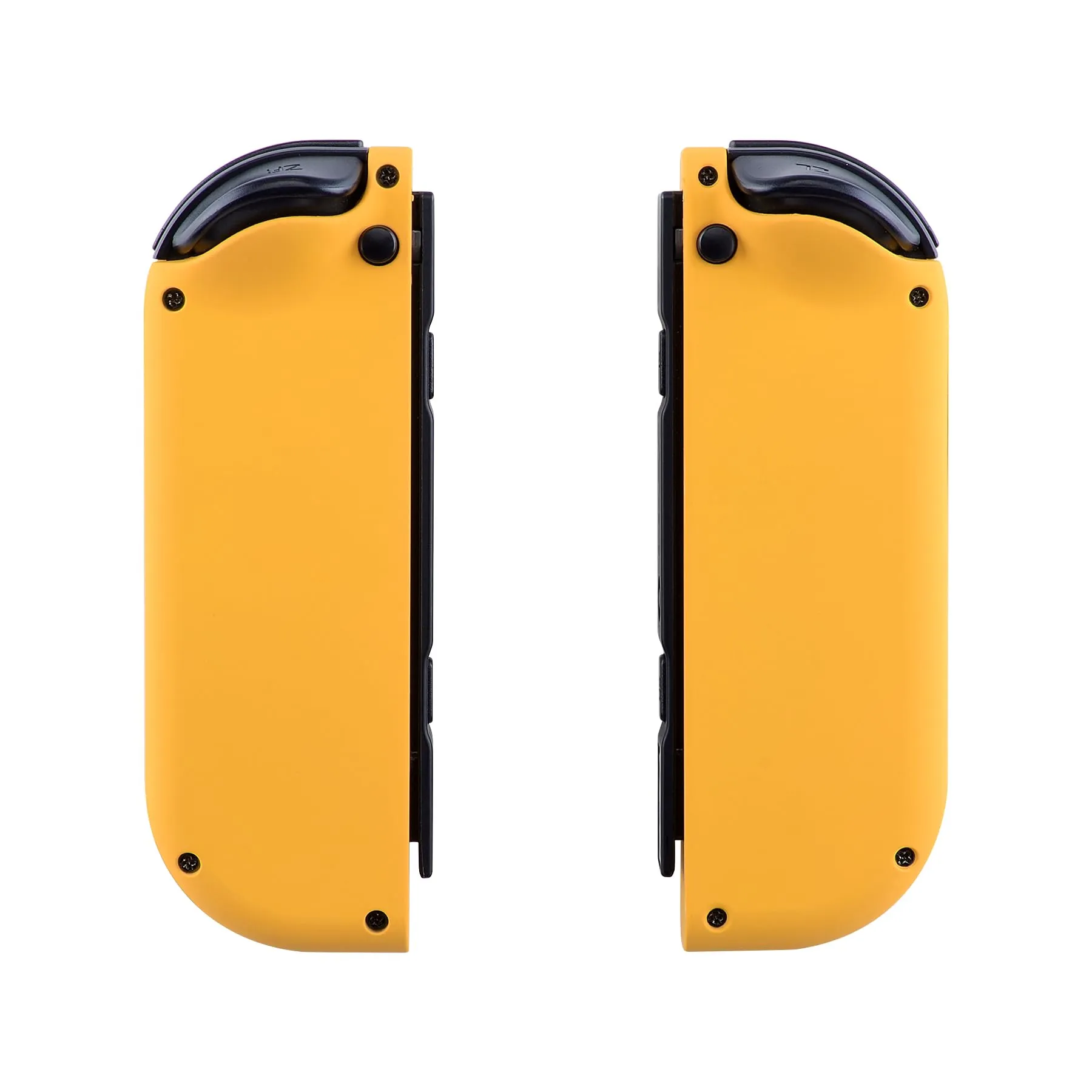 eXtremeRate Cover Joycon Scocca Tasti DIY Ricambio per Nintendo Switch/Switch OLED,Shell Grip Custodia Case Guscio Pulsanti per Joystick Controller,Senza Joycon-Giallo - immagine 7