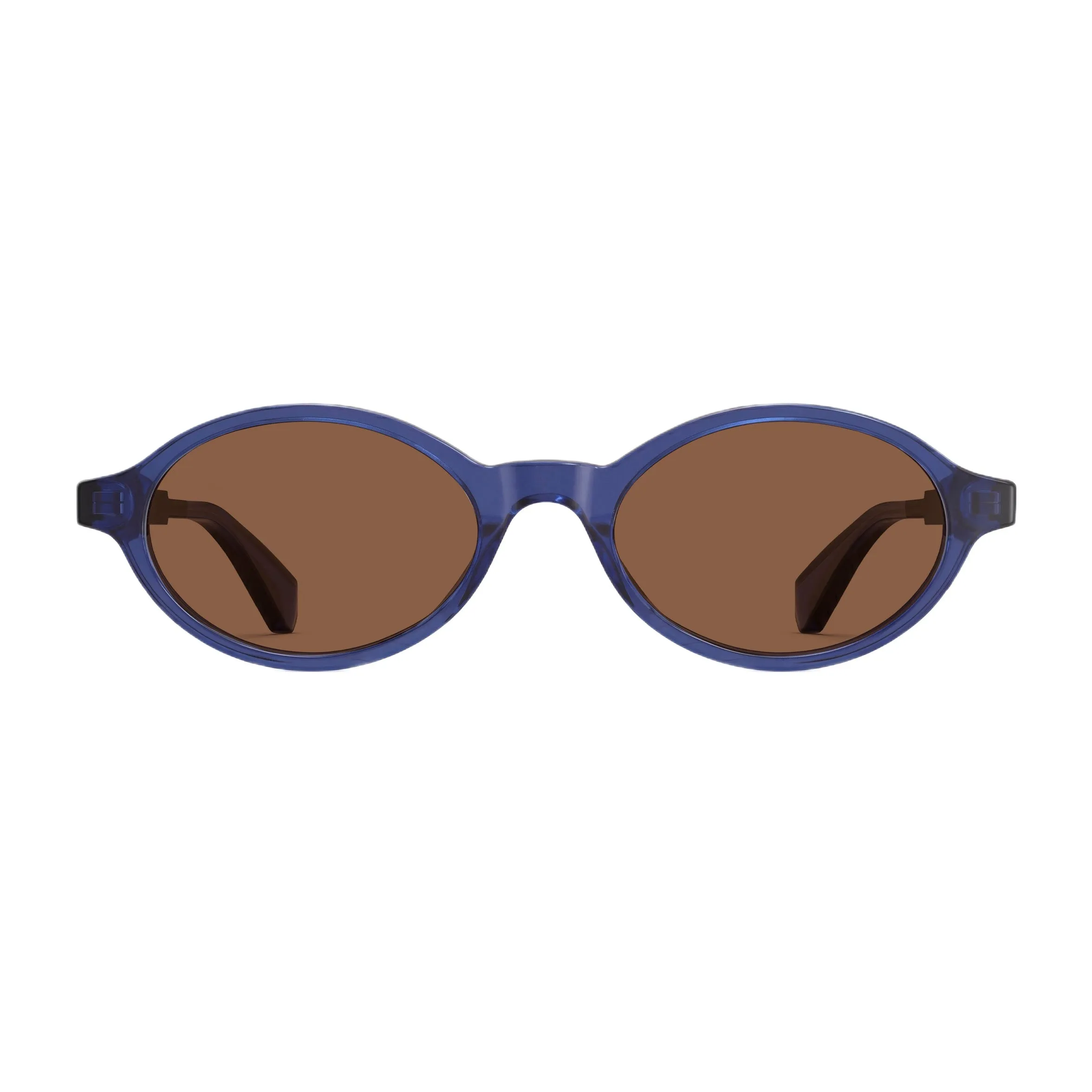 XLAB Unisex Lero Occhiali da sole Acetato Miele Verde G15 Rotonda Polarizzata - immagine 2