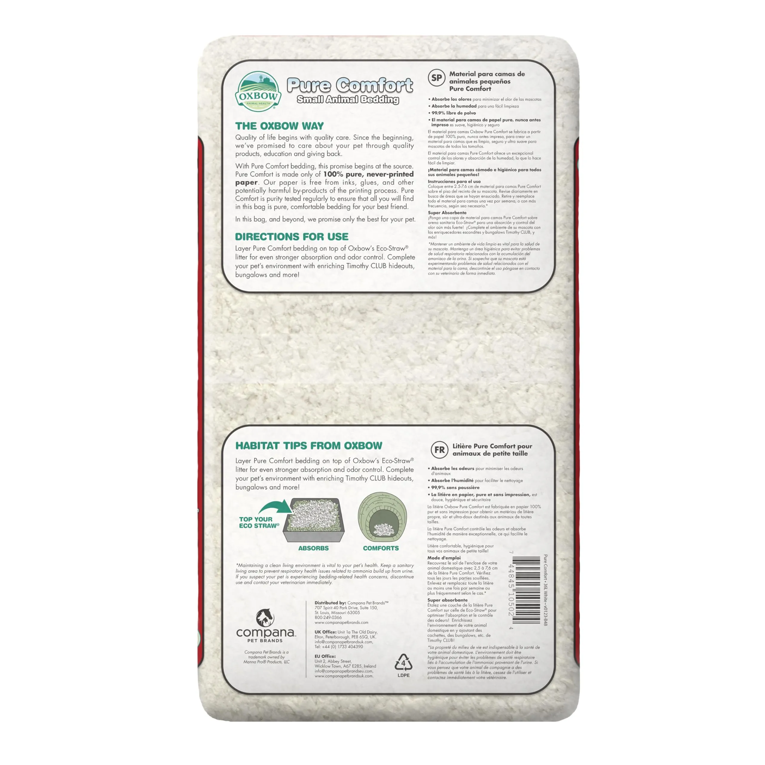 Oxbow Pure Comfort - Biancheria da Letto, 8,2 Litri, Colore: Bianco - immagine 2