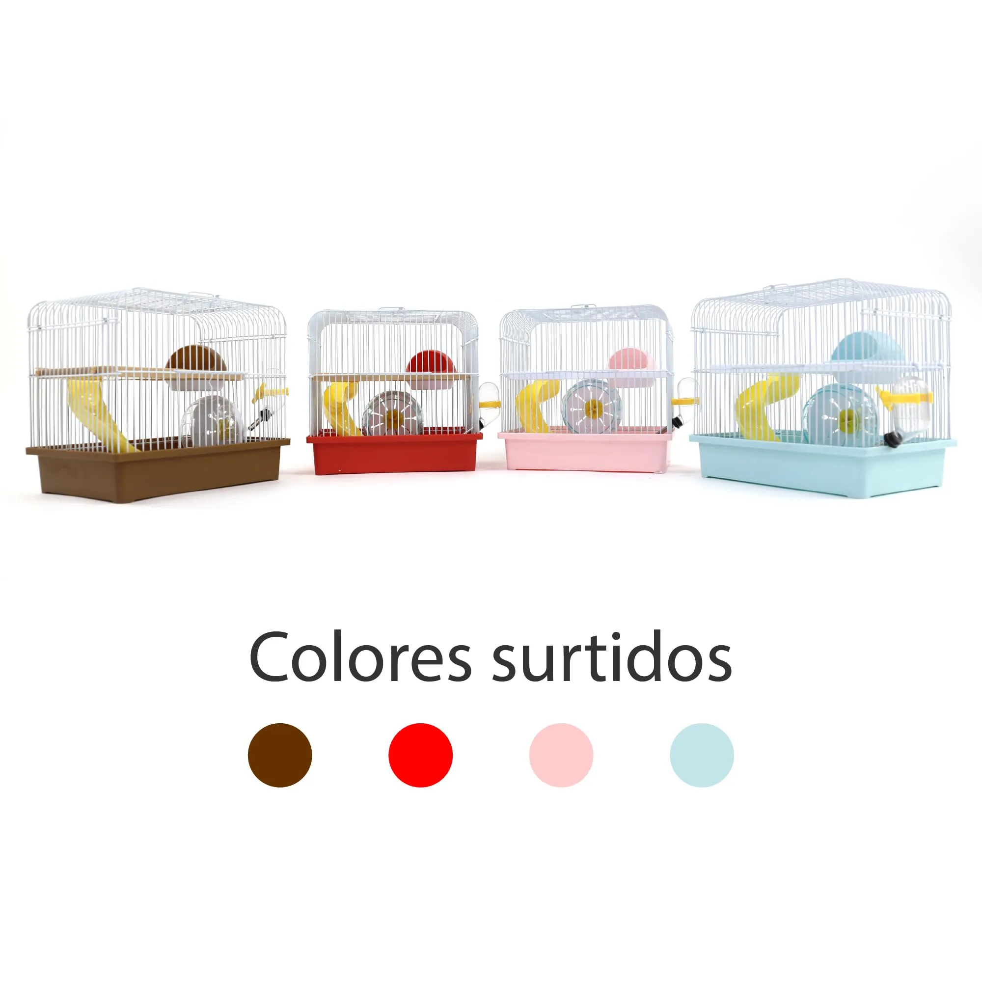 ICA ham10 Gabbia Play Garden Metallo Modello Dritto, colori assortiti - immagine 3