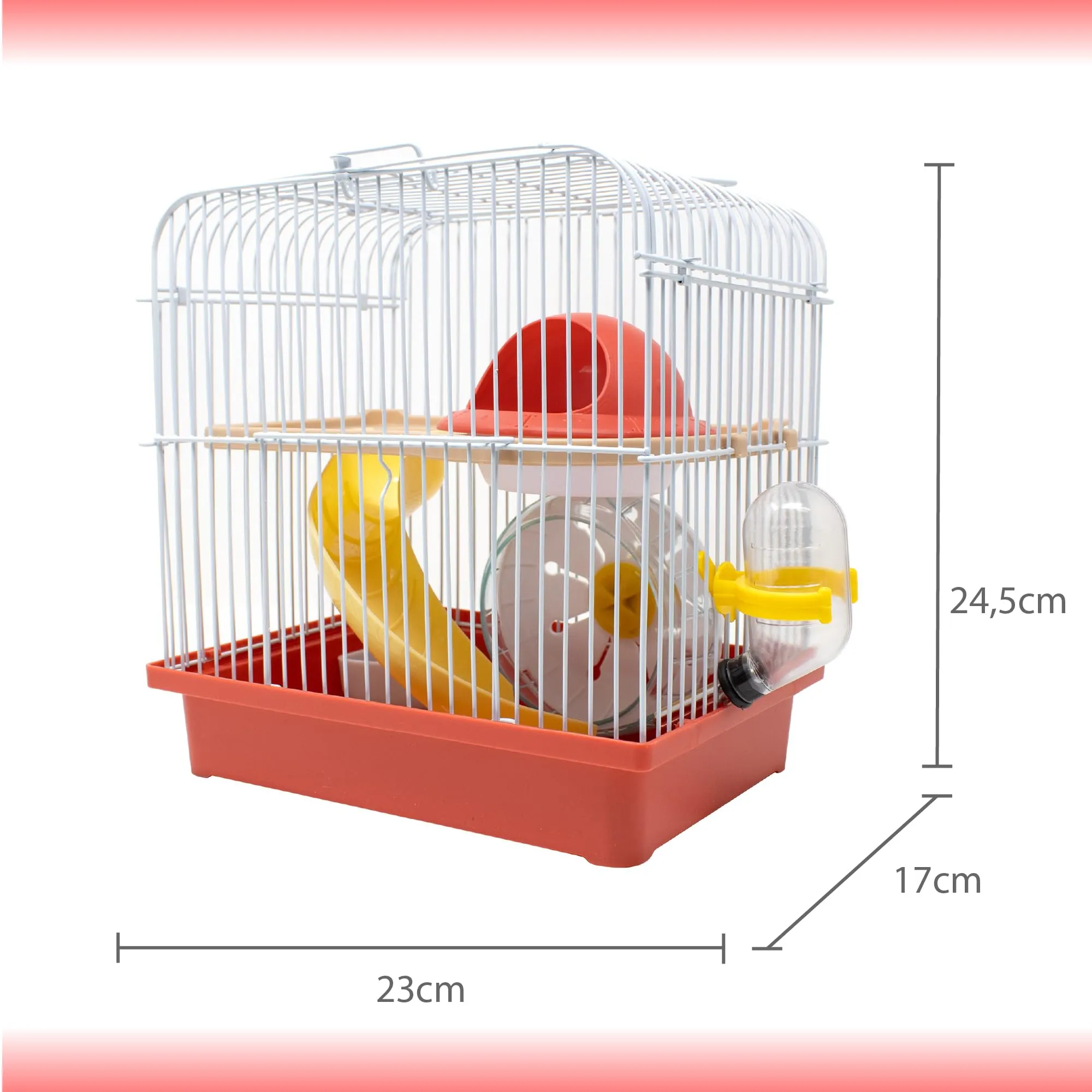 ICA ham10 Gabbia Play Garden Metallo Modello Dritto, colori assortiti - immagine 6