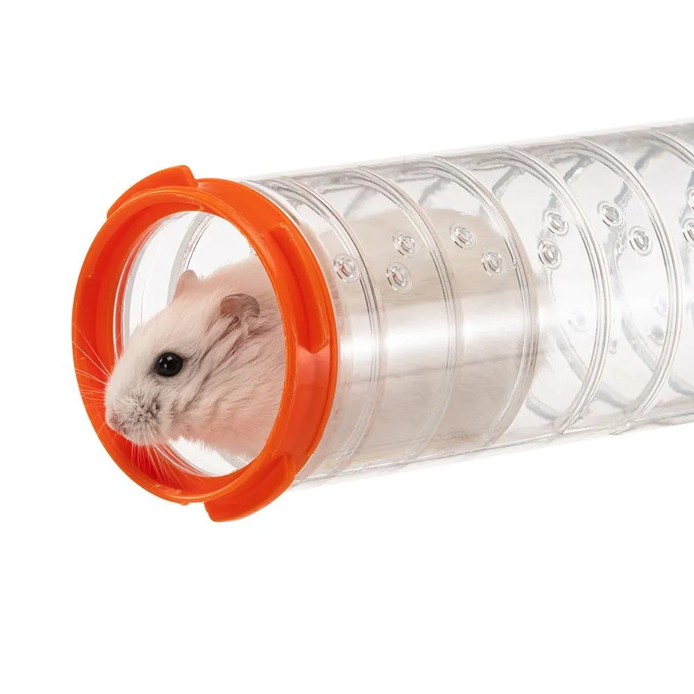 Ferplast Set Tubi Criceto, Tunnel Criceto Curve e Raccordi Inclusi, Giochi per Criceti, Totale 9 pezzi, - immagine 6