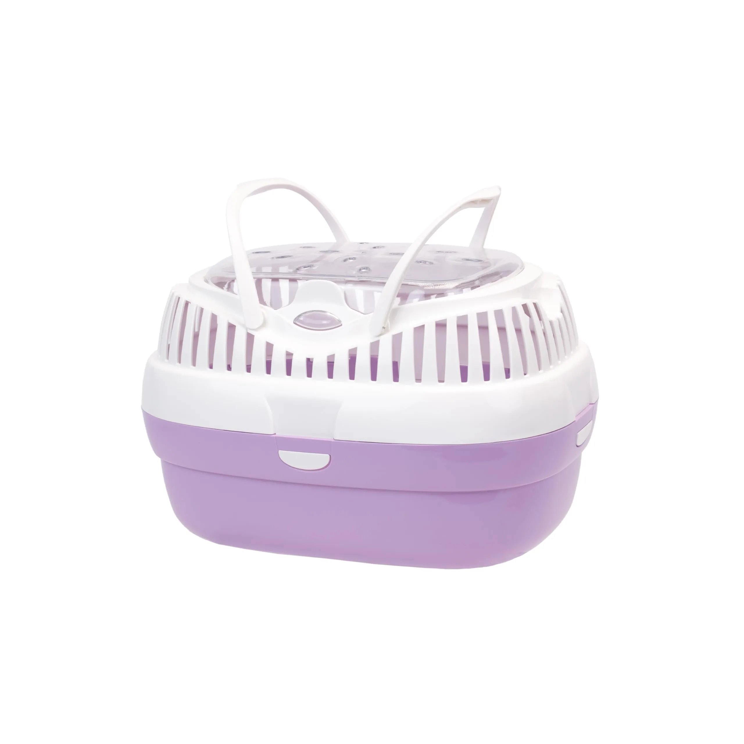 Ferplast Trasportino per conigli, porcellini d'india e ratti ALADINO LARGE Fessure di ventilazione, Comoda maniglia, Chiusura sicura, 36 x 26 x h 23 cm, Fucsia - immagine 9