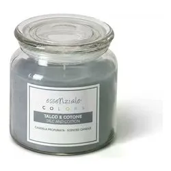 Candela profumata Talco (400gr) 100 ore ESSENZIALE COLORS 107 - immagine 1
