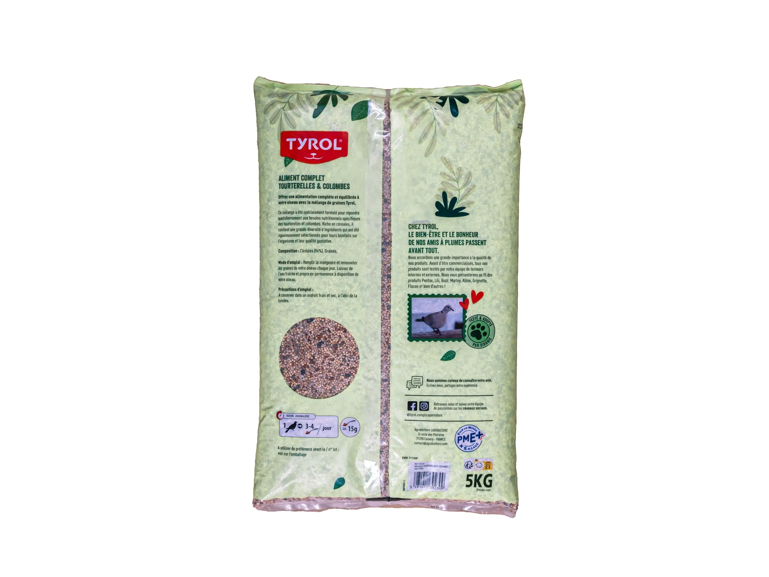 Tyrol Melange TORTERNE E COLOMBI 5KG - immagine 4