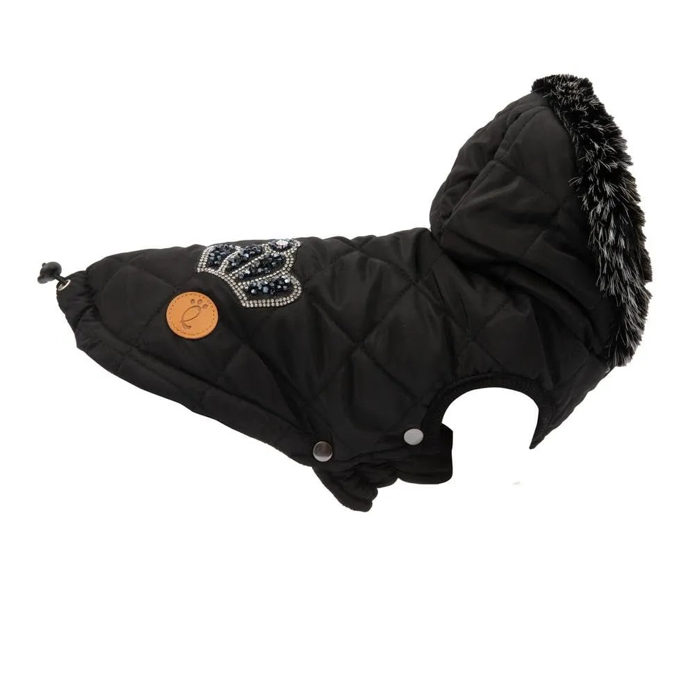 Preziosi Pet - Giubboto Imbottito Caldo Per Cane, Giacca Comfort Taglia Piccola 30 Cm, Chiusura Regolabile A Clip, Cappuccio Removibile E Foro Per Guinzaglio. Dotato Di Bottone Ferma Cappuccio - immagine 1