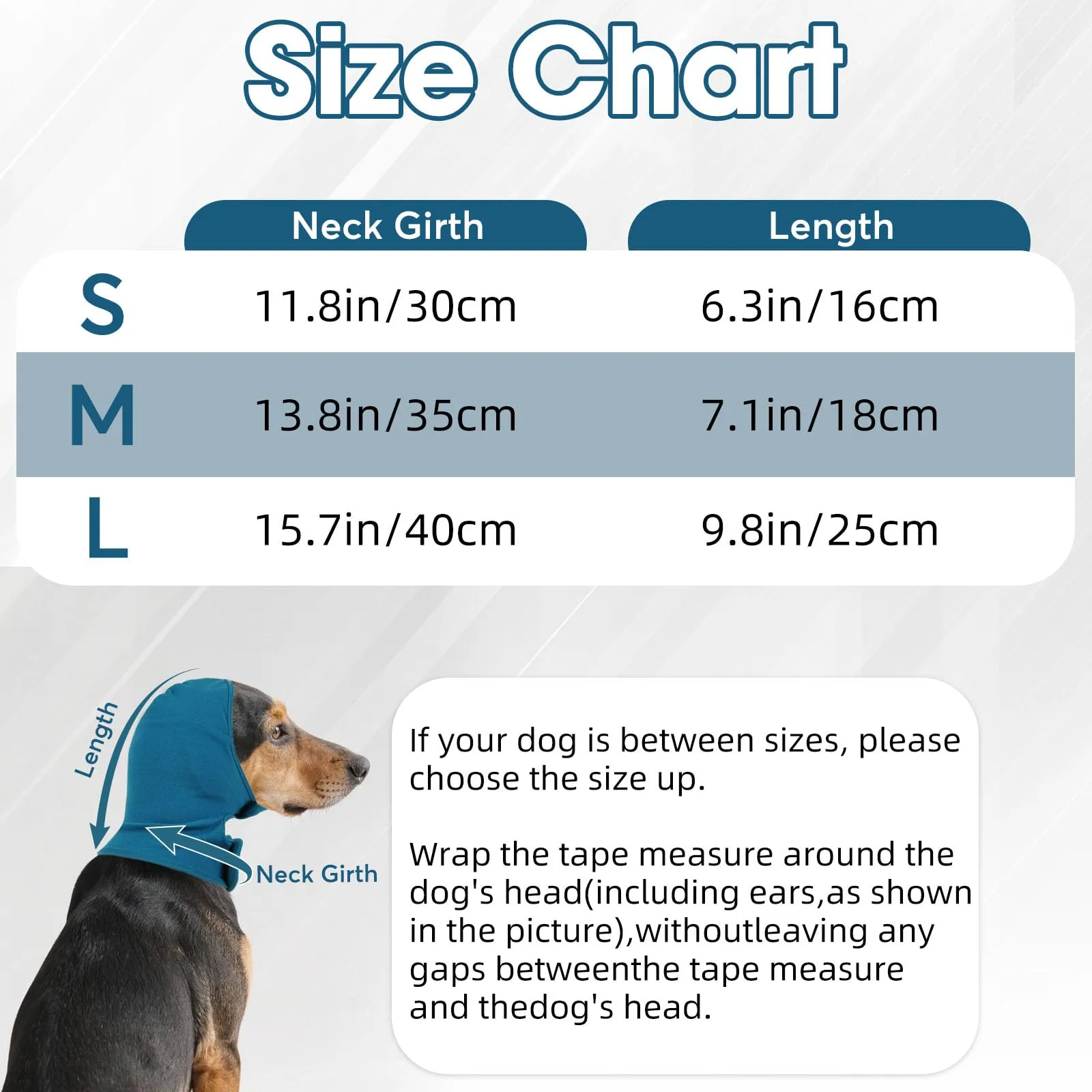IECOii Protezioni per le orecchie per cani, paraorecchie per cani, protezione dal rumore, paraorecchie per cani, paraorecchie per animali domestici, fascia per orecchie per animali domestici, fascia - immagine 2