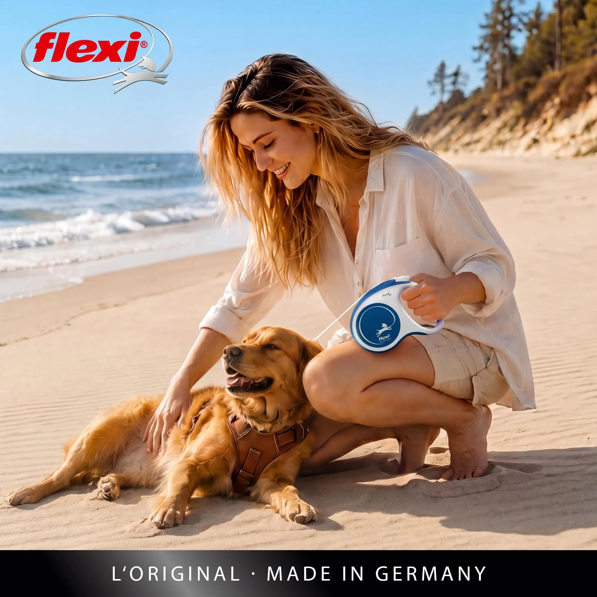 flexi Comfort Plus M Guinzaglio Allungabile 5 m, 25 kg, Antracite - immagine 7