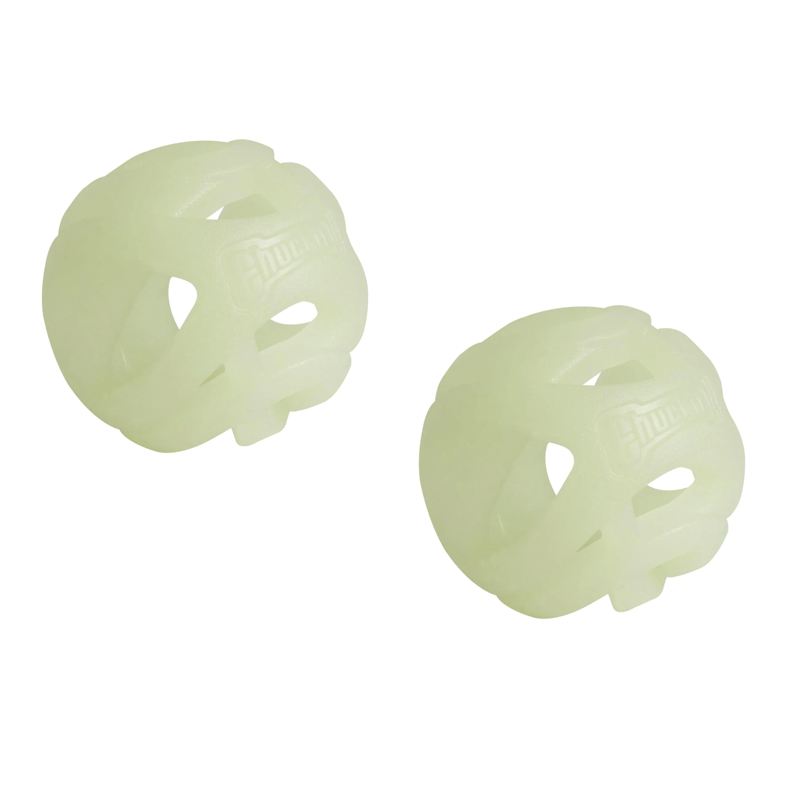 Chuckit! – Air Glow Ball – Palla fosforescente per cani – Giocattolo di recupero per – Che facilita la circolazione dell'aria per cani – Misura media – Diametro di 6,5 cm – Confezione da 2 palline - immagine 2