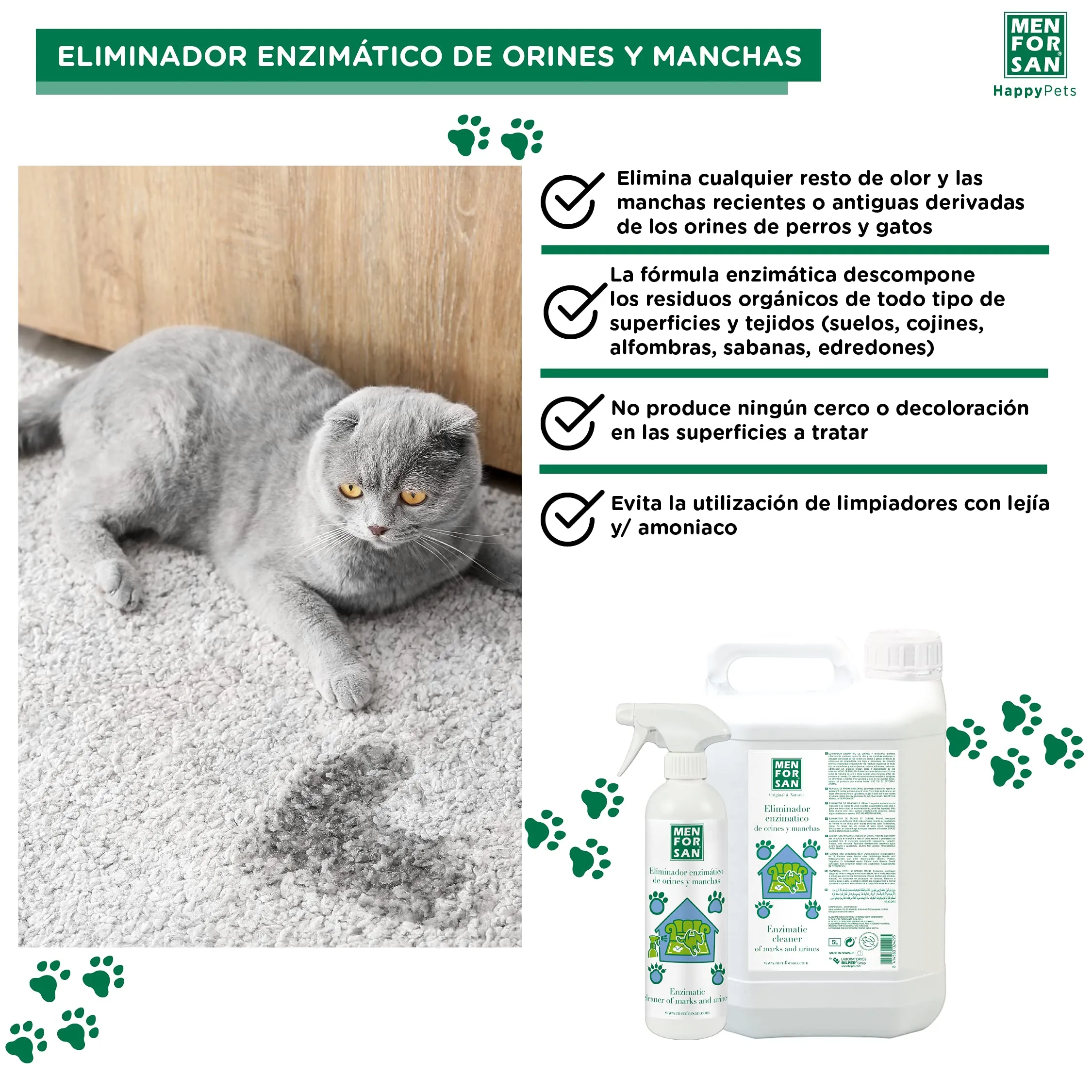 Détachant Menforsan Animaux de compagnie (500 ml) - immagine 6