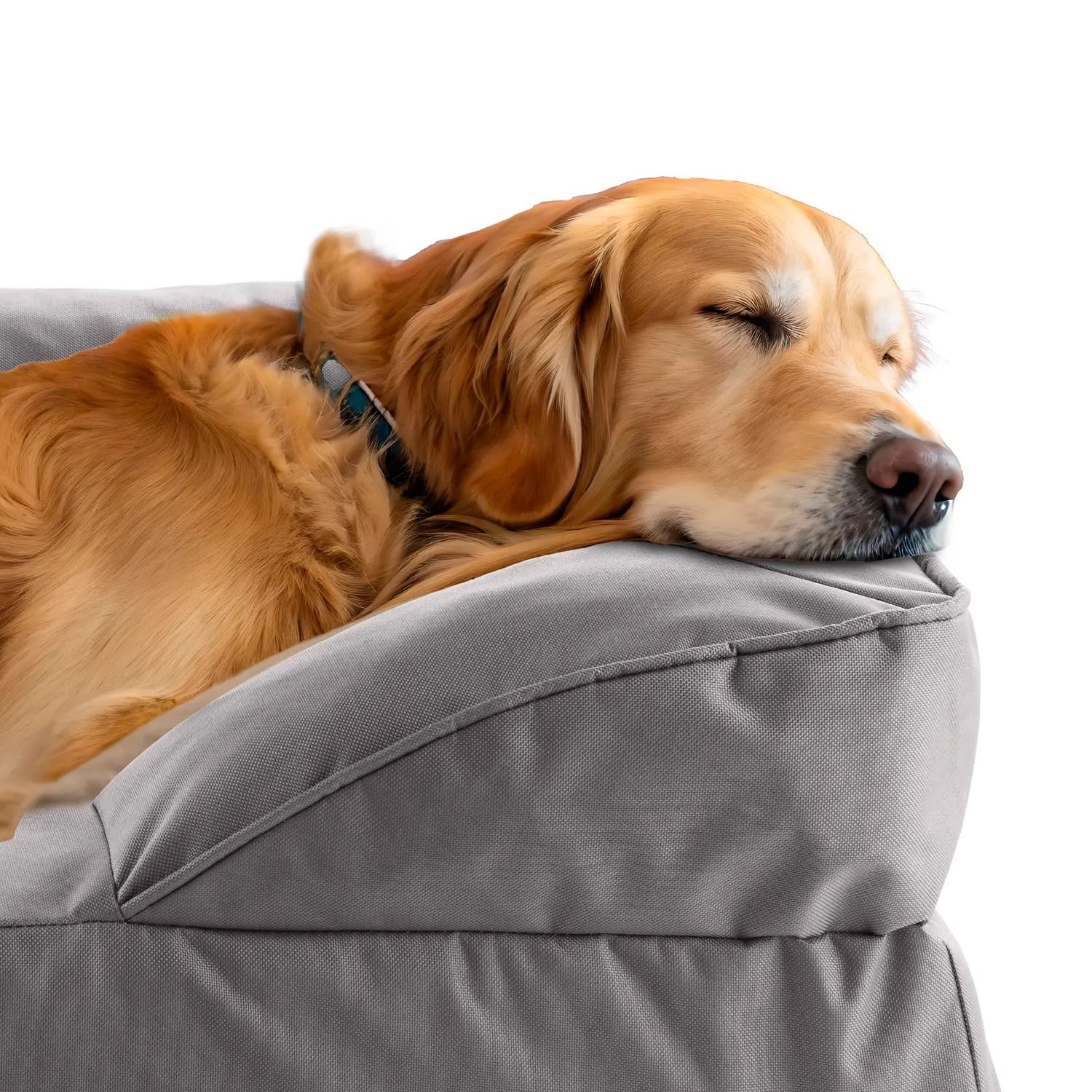 Lumaland Cuccia ortopedica per cani di taglia grande, con fondo antiscivolo, imbottitura e fodera lavabile, impermeabile - immagine 3