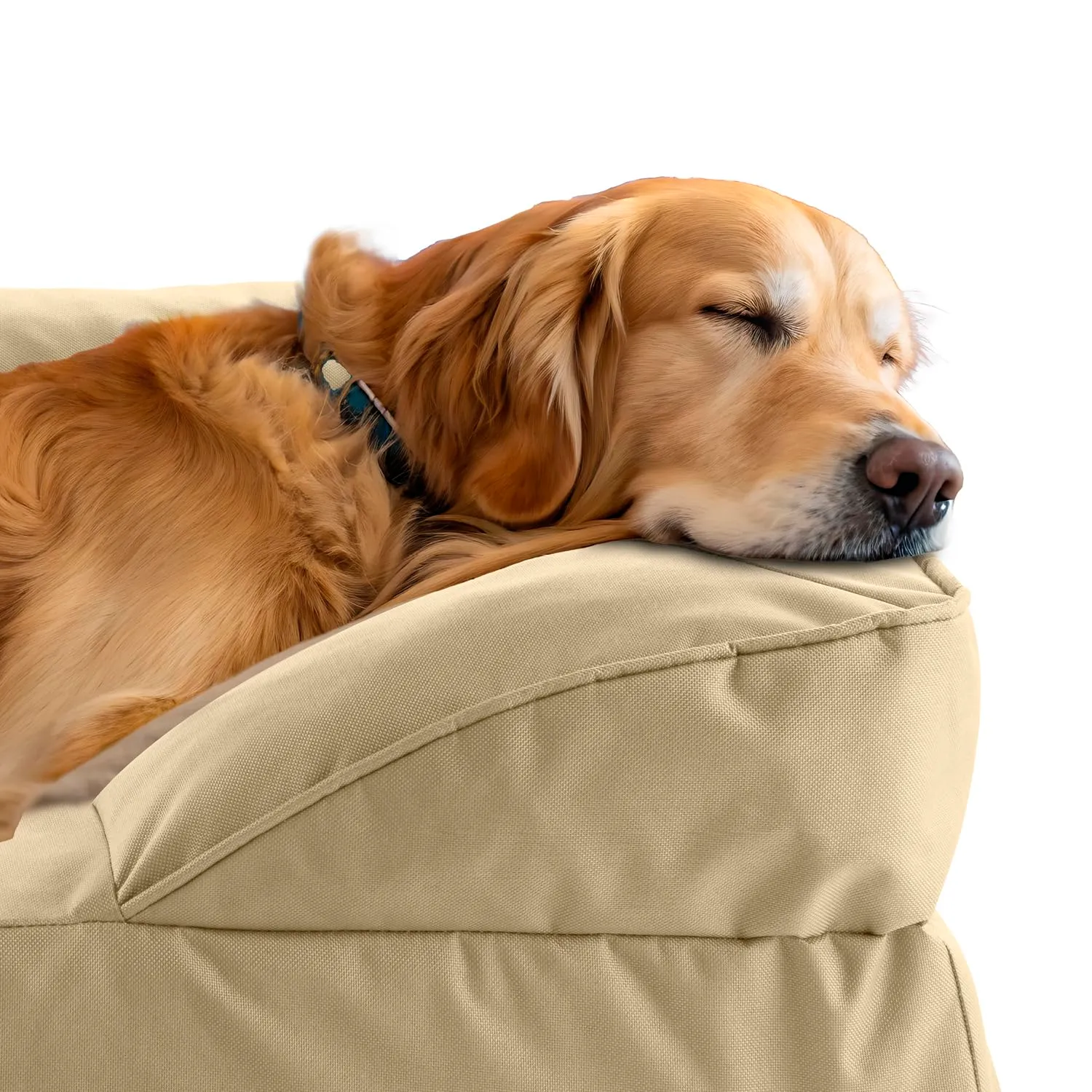 Lumaland Cuccia ortopedica per cani di taglia grande, con fondo antiscivolo, imbottitura e fodera lavabile, impermeabile - immagine 3