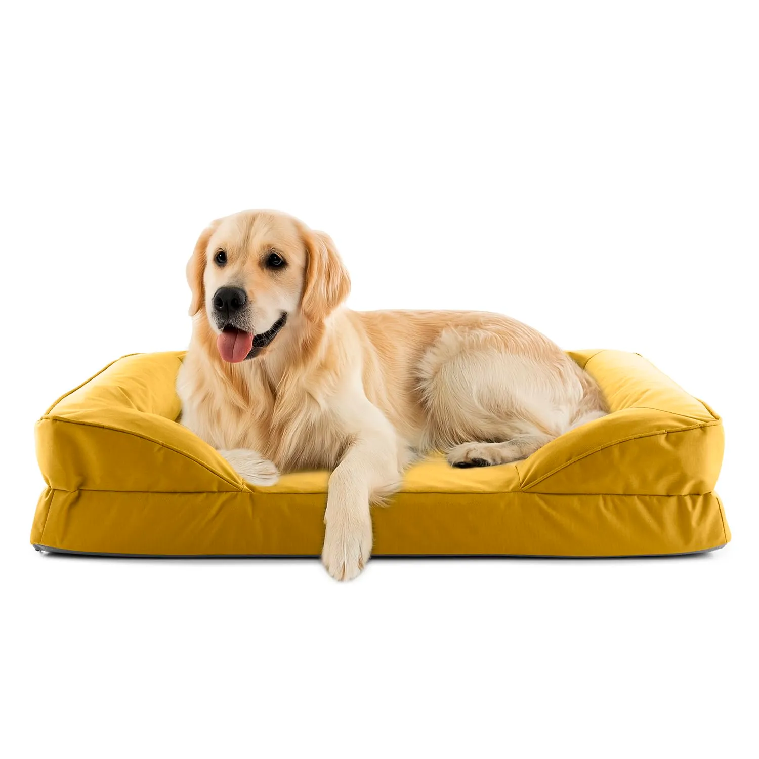 Lumaland Cuccia ortopedica per cani di taglia grande, con fondo antiscivolo, imbottitura e fodera lavabile, impermeabile - immagine 1