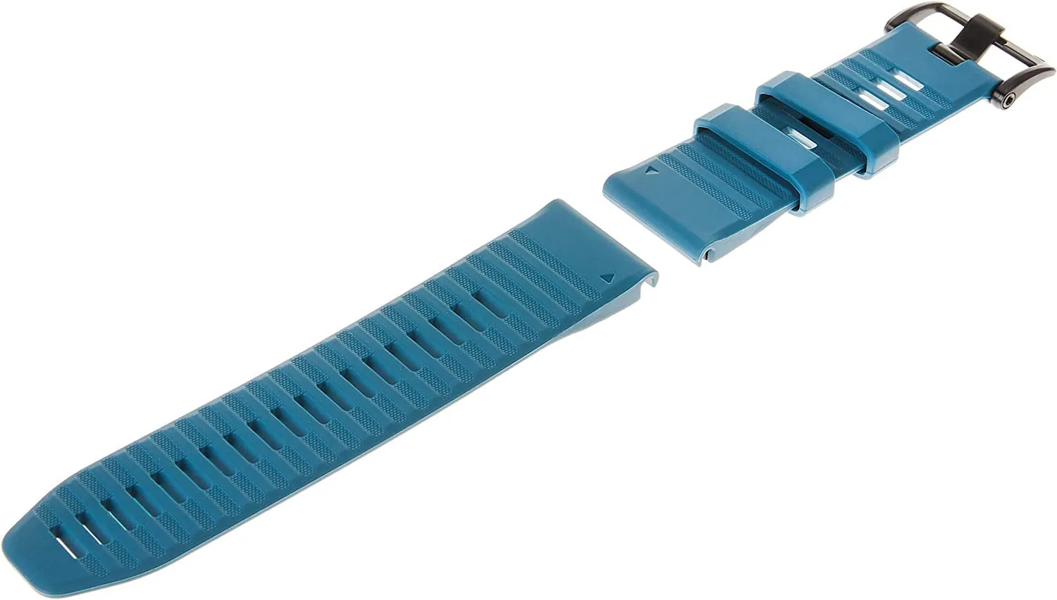 Garmin Cinturino Originale serie fēnix 5X, 6X, 7X, quatix 5X, 6X, 7X, Enduro, Descent Mk1, Mk2 o tactix 7, 26mm, QuickFit, Silicone, Lakeside Blue - immagine 2