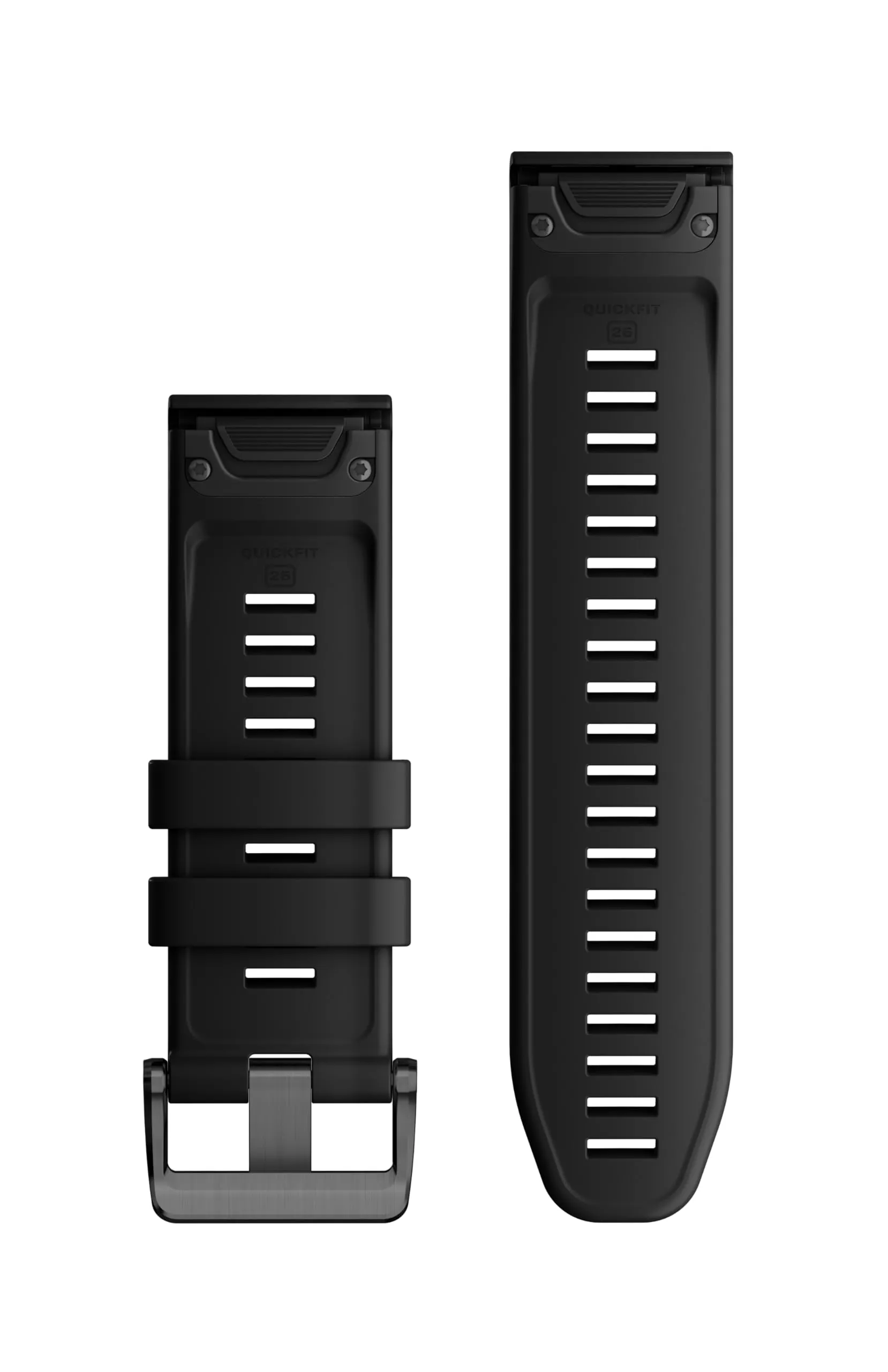 Cinturino Originale Garmin per epix 2 Pro, 26mm, QuickFit, Silicone, Black - immagine 2
