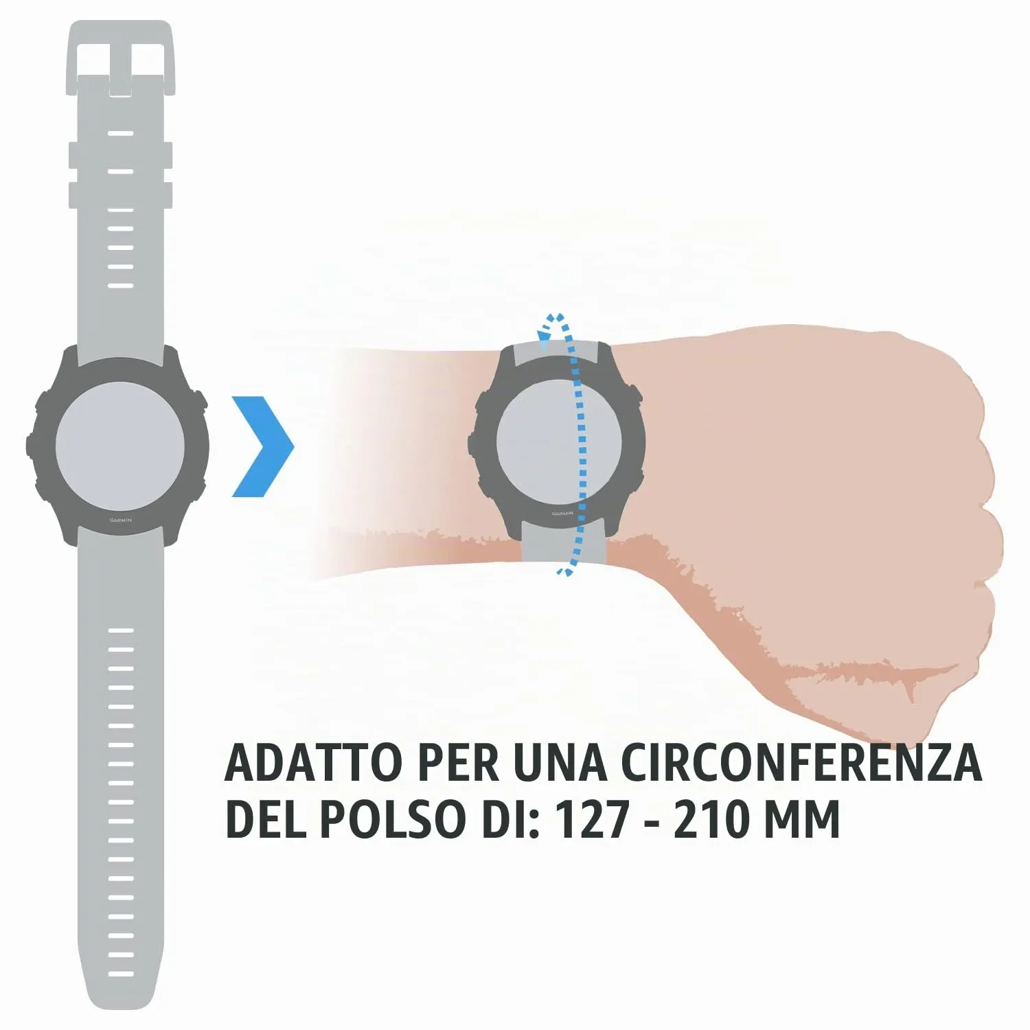 Cinturino Originale Garmin per epix 2 Pro, 26mm, QuickFit, Silicone, Black - immagine 4