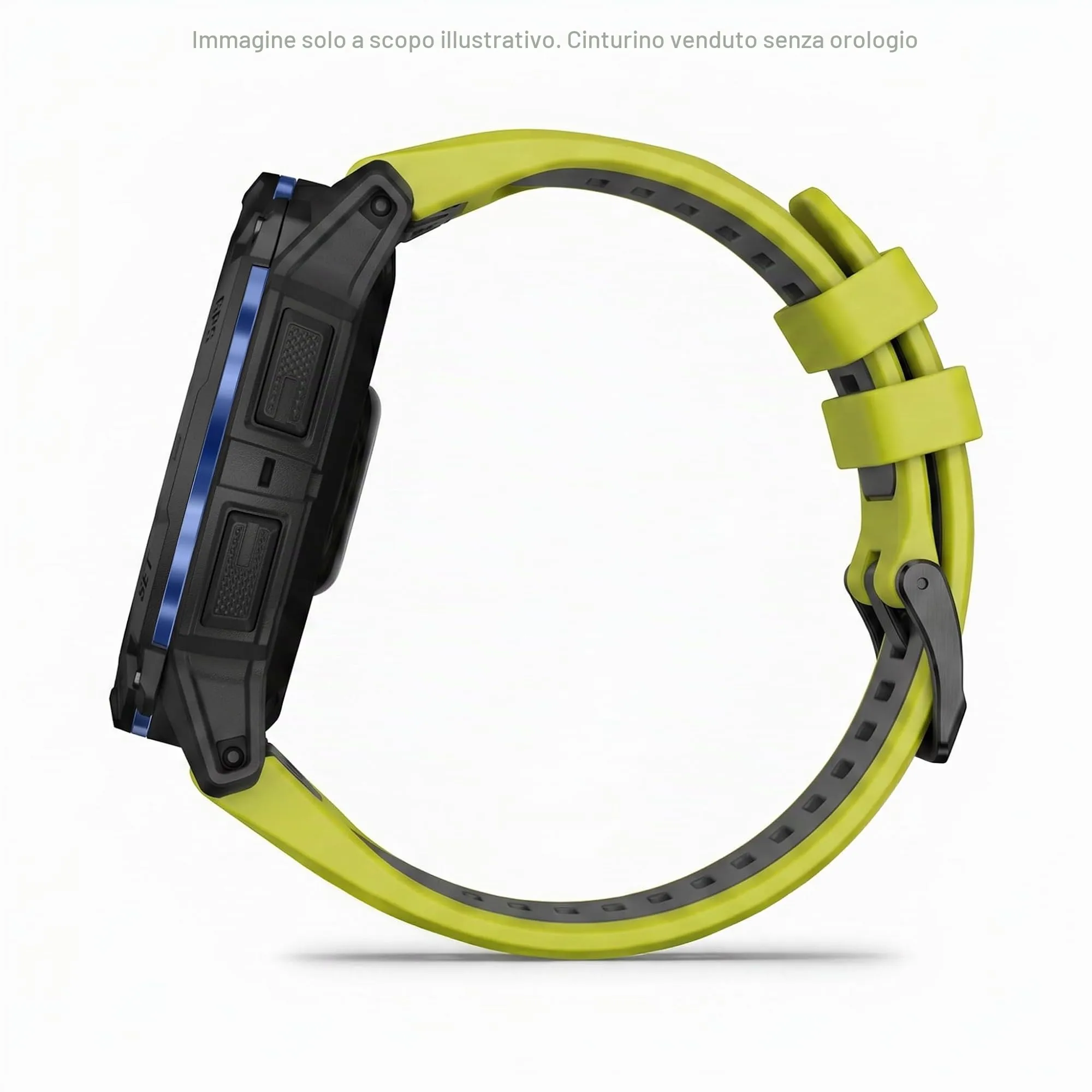 Cinturino Originale Garmin per epix 2 Pro, 26mm, QuickFit, Silicone, Electric Lime/Graphite - immagine 8