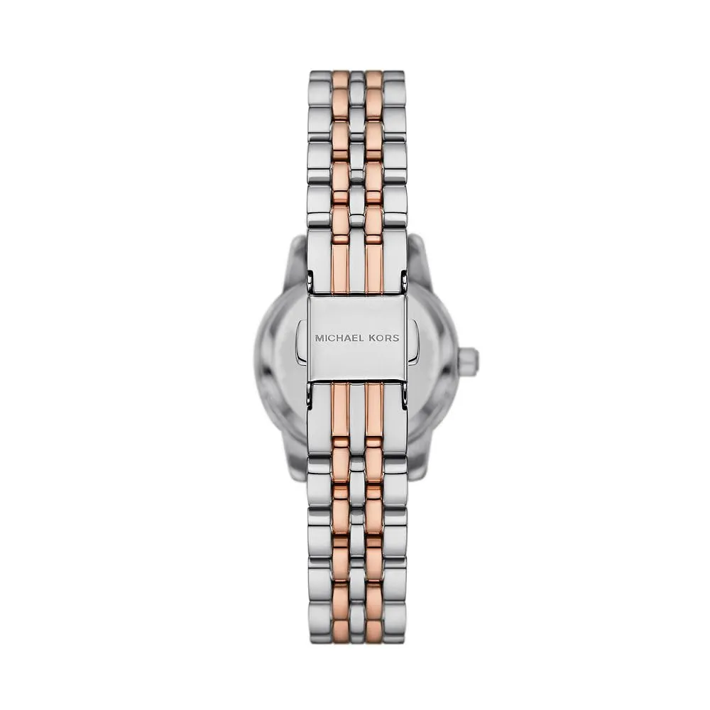 Michael Kors Orologio Lexington da donna, movimento al quarzo a tre lancette da 26 mm con cinturino in acciaio inossidabile - immagine 3