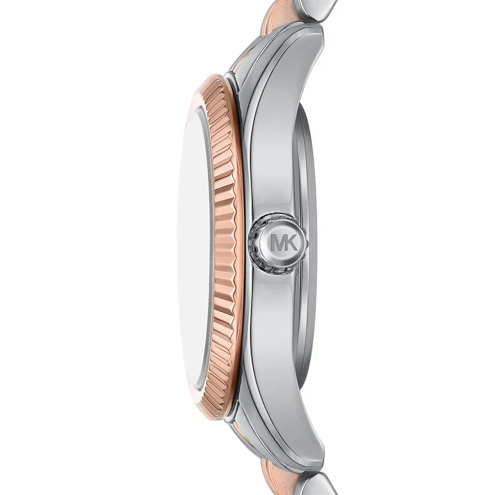 Michael Kors Orologio Lexington da donna, movimento al quarzo a tre lancette da 26 mm con cinturino in acciaio inossidabile - immagine 4