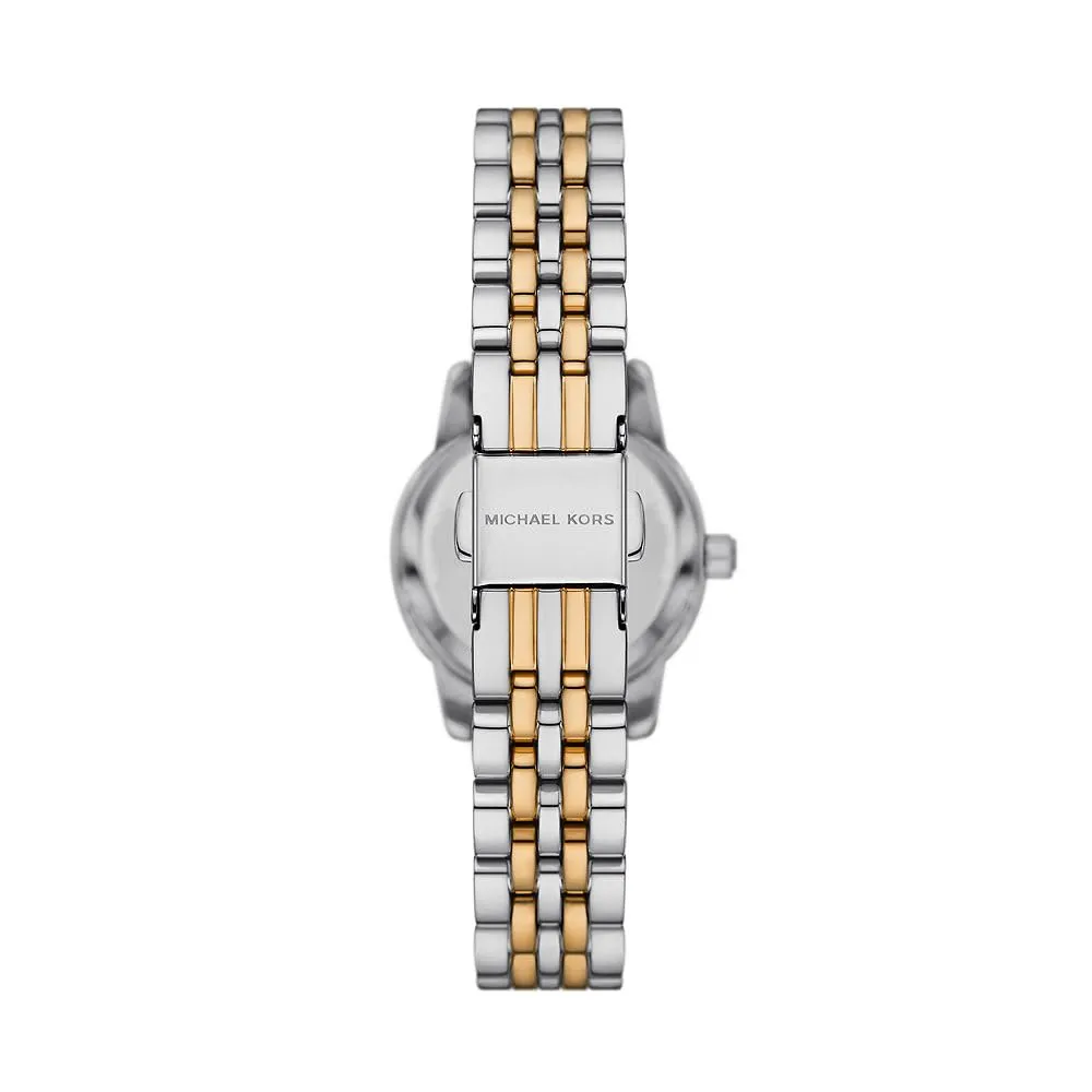 Michael Kors Orologio Lexington da donna, movimento al quarzo a tre lancette da 26 mm con cinturino in acciaio inossidabile - immagine 3