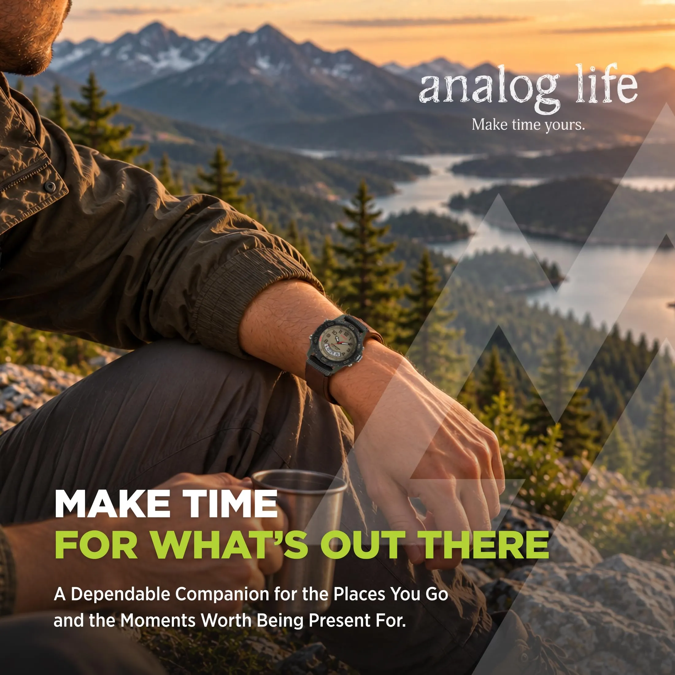 Timex Expedition T45181 - Orologio da uomo al quarzo con cinturino in nylon, 39 mm - immagine 6