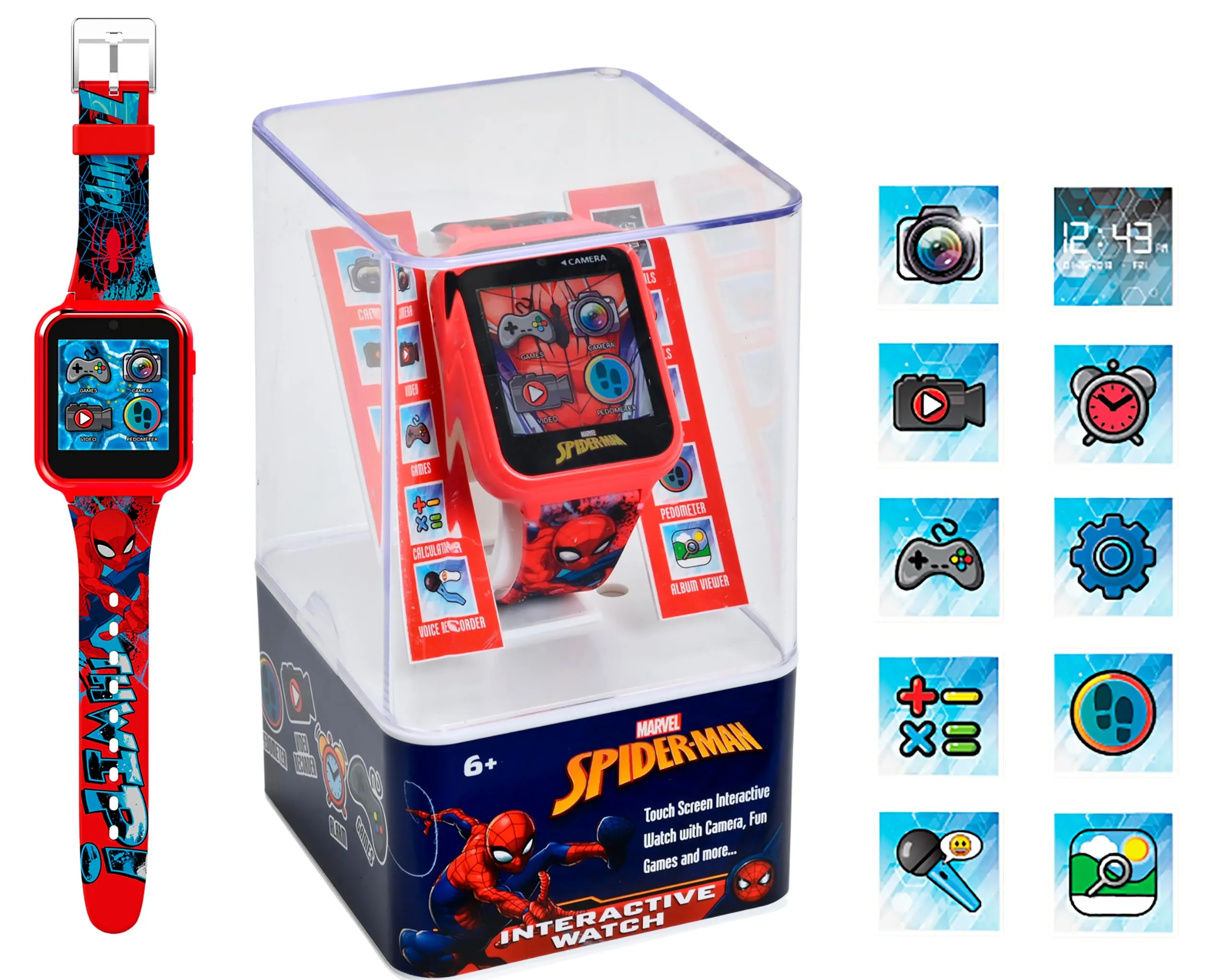 KIDS EUROSWAN Orologio interattivo per bambini Spiderman - immagine 4