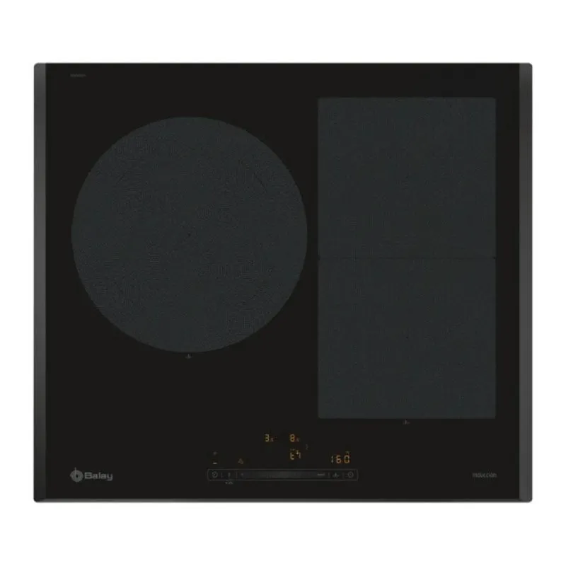 Balay 3EB968LH Nero 60 cm Induzione 7400W 3 Zone con Controllo Touch e Sicurezza Bambini - immagine 1