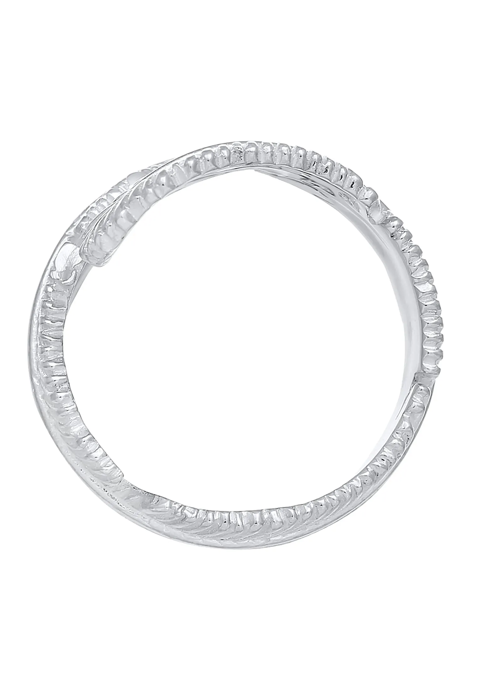 Anello Elli Donna Motivo Piume Tendenza in Argento Sterling 925 - immagine 3