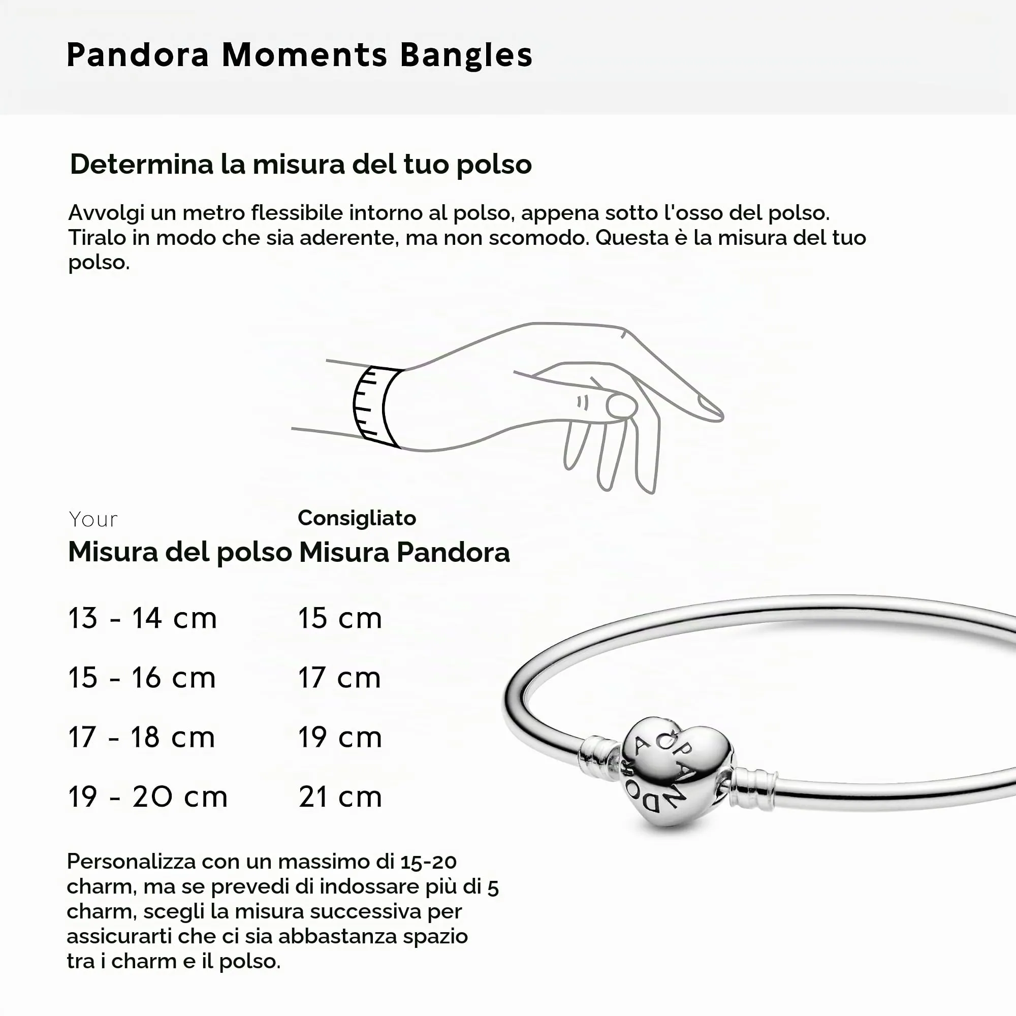 PANDORA Icons Bracciale in argento con chiusura a forma di cuore, 21 - immagine 5
