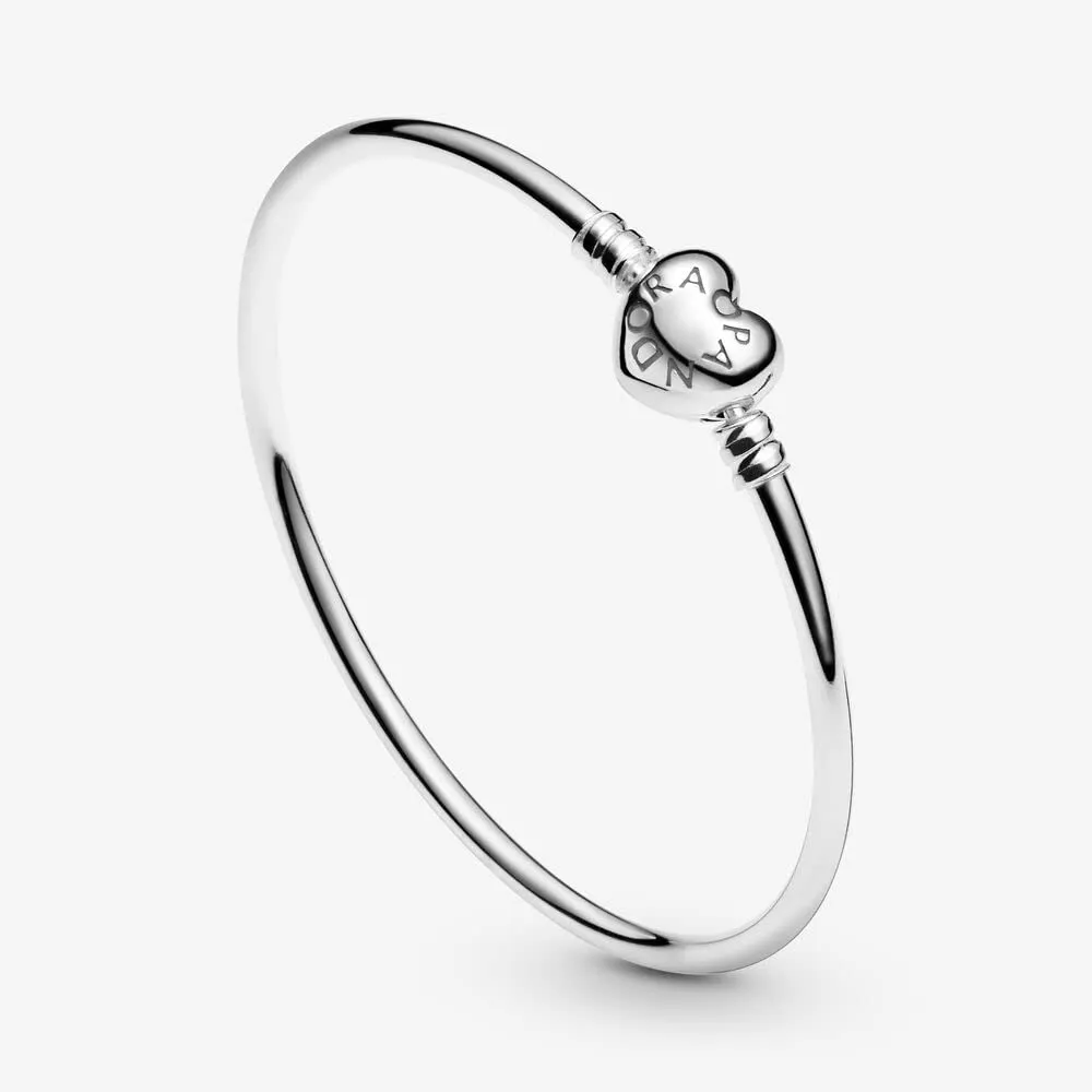PANDORA Icons Bracciale in argento con chiusura a forma di cuore, 19 - immagine 4