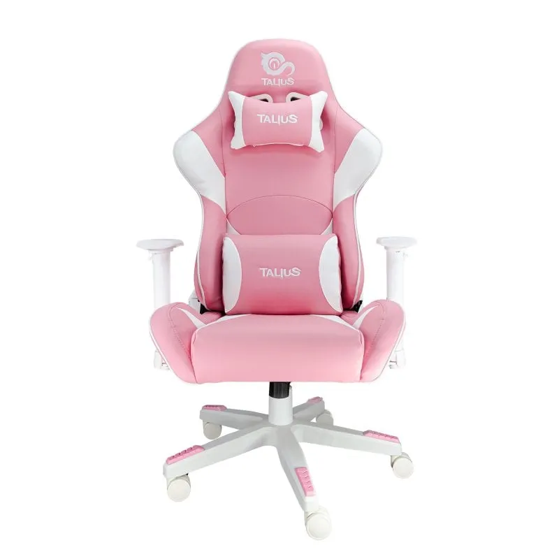 Sedia da gaming Talius Dragonfly bianca/rosa - immagine 1