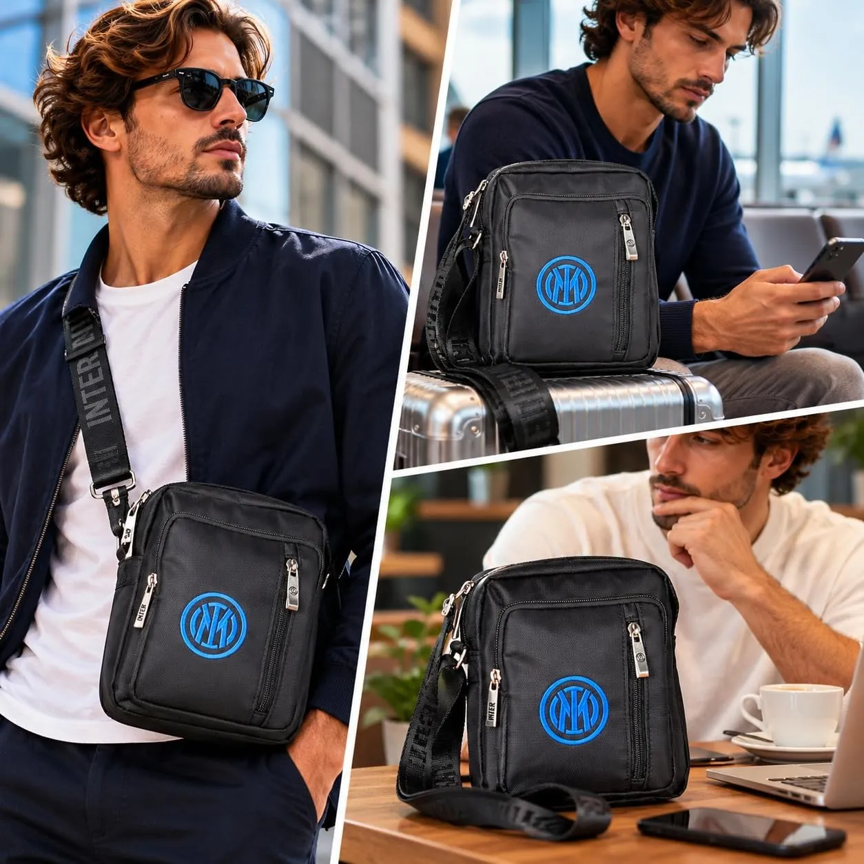 Inter Borsello Travel Piccolo Prodotto Ufficiale 153774 - immagine 2