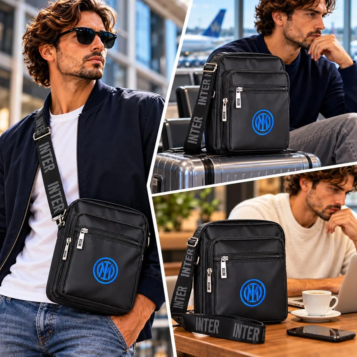 Inter Borsello Travel Grande Prodotto Ufficiale 153775 - immagine 2