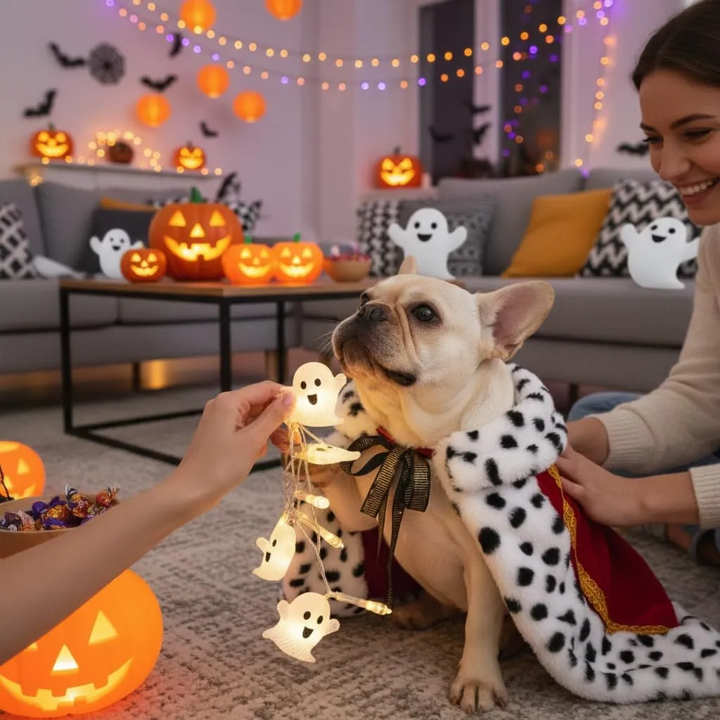 Lovelyshop Pet Mantello di pelliccia per cani di serie Lux, per Carnevale Festa di Compleanno Halloween re regina principe Cosplay M Rosso - immagine 4