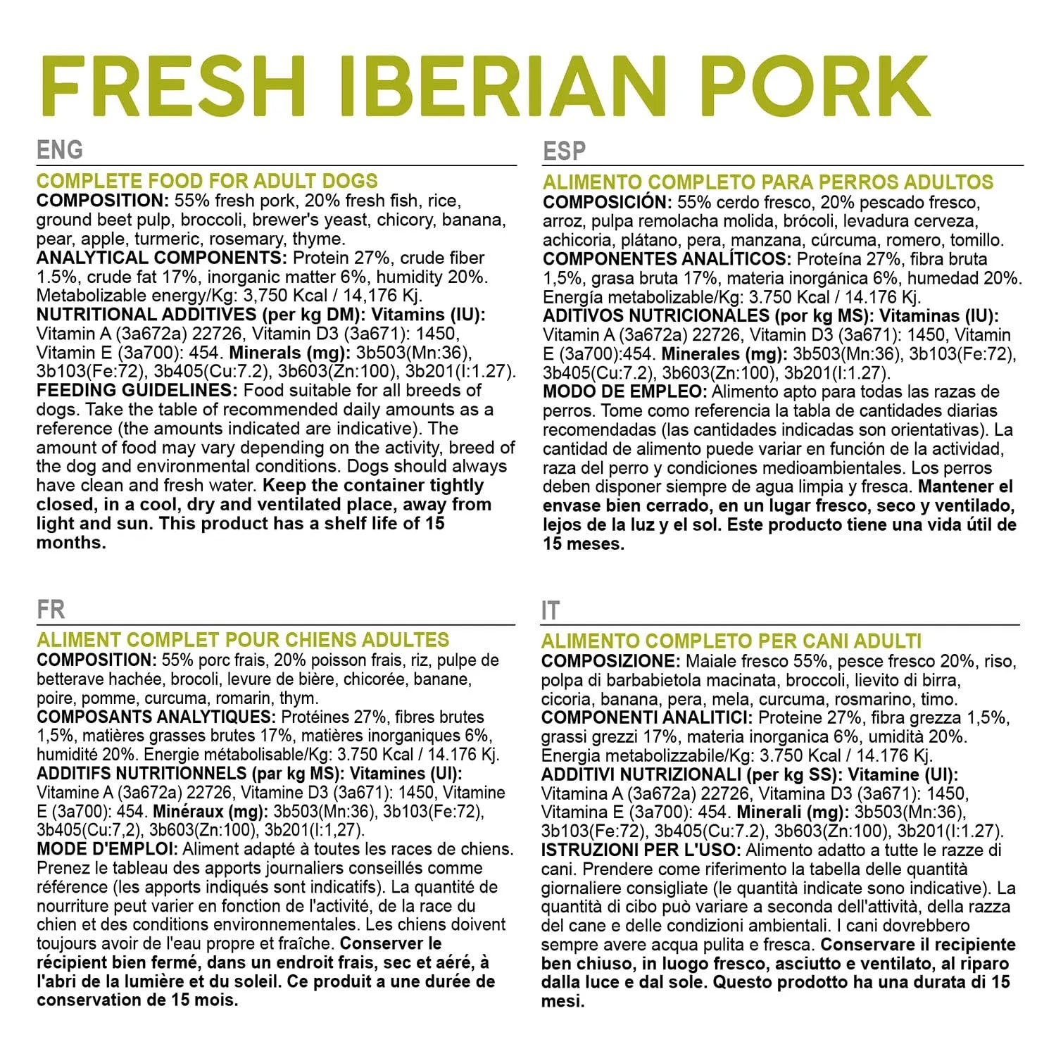 Arquivet Fresh Iberian Pork 10Kg (Maiale) - immagine 7