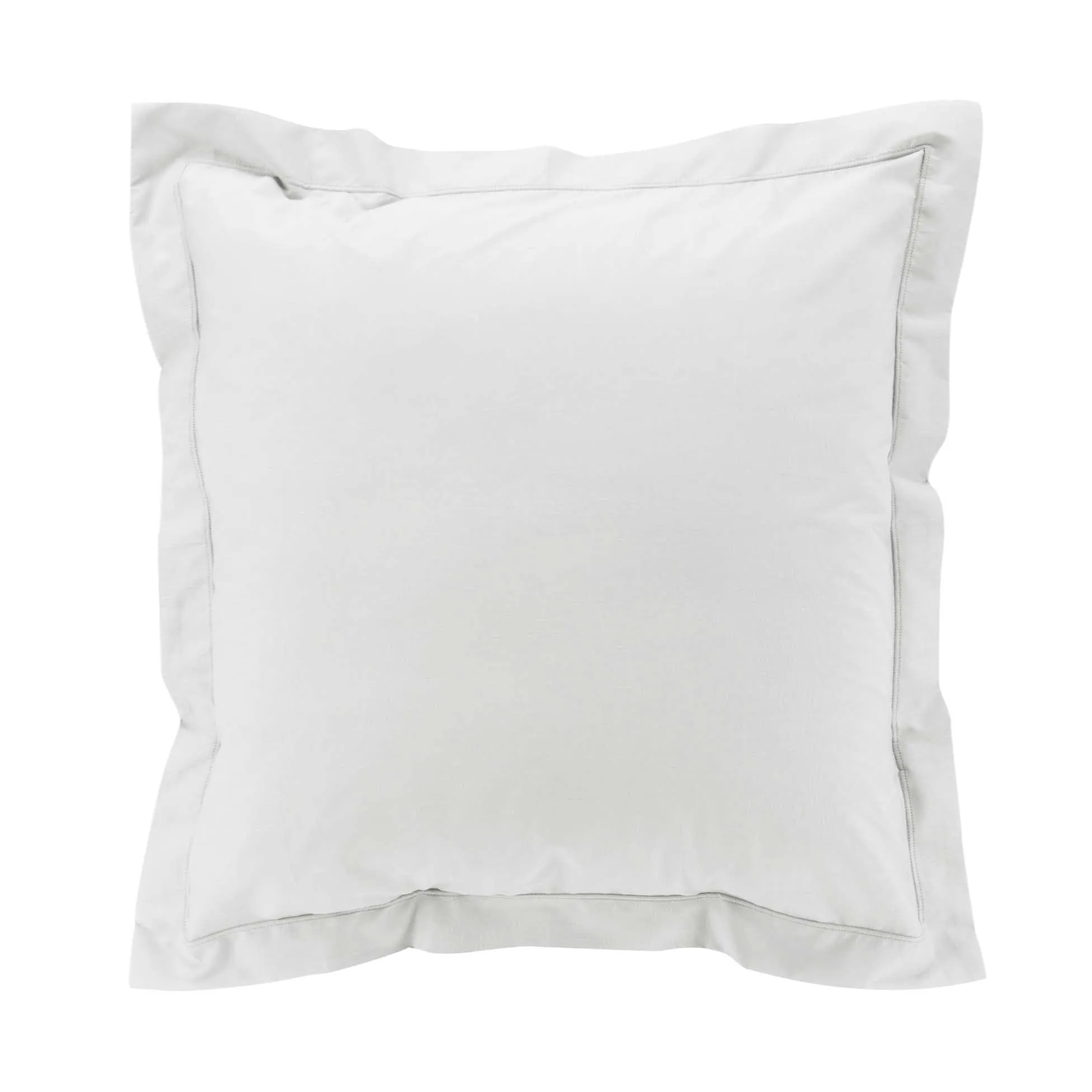 douceur d'intérieur, Federa per cuscino (63 x 63 cm) percalle bianco, percalle di cotone